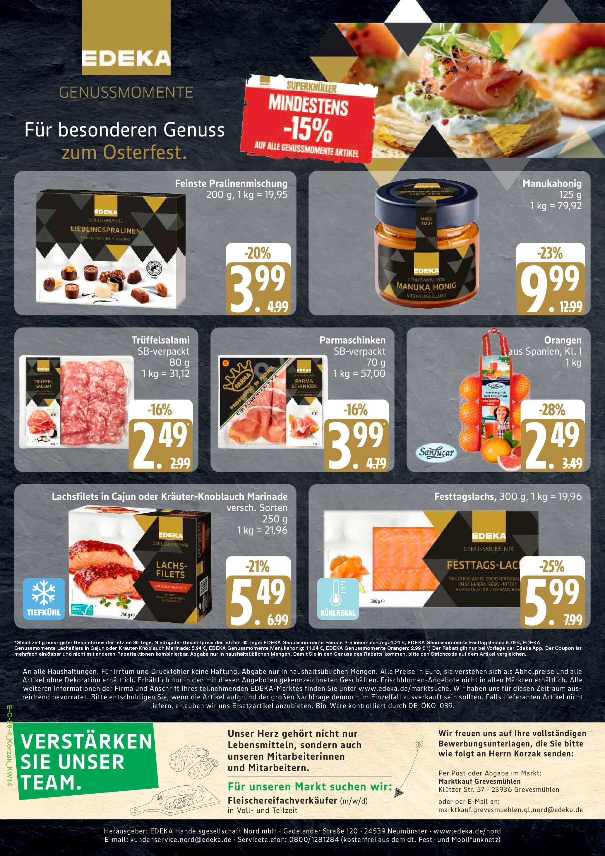 Angebote (ab 30.03.2026) » Angebote Online | Seite: 28 | Produkte: Orangen, Grapefruit, Salami, Schinken