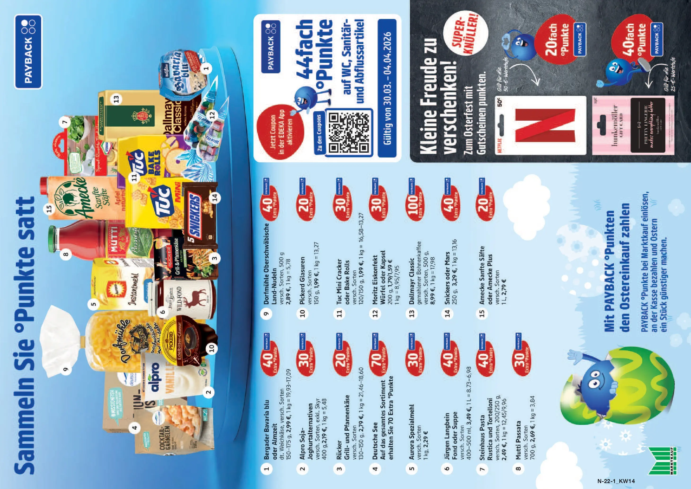 Edeka prospekt Schleswig	 (ab 30.03.2026) » Angebote Online | Seite: 22 | Produkte: Grill, Garnelen, Mars, Skyr