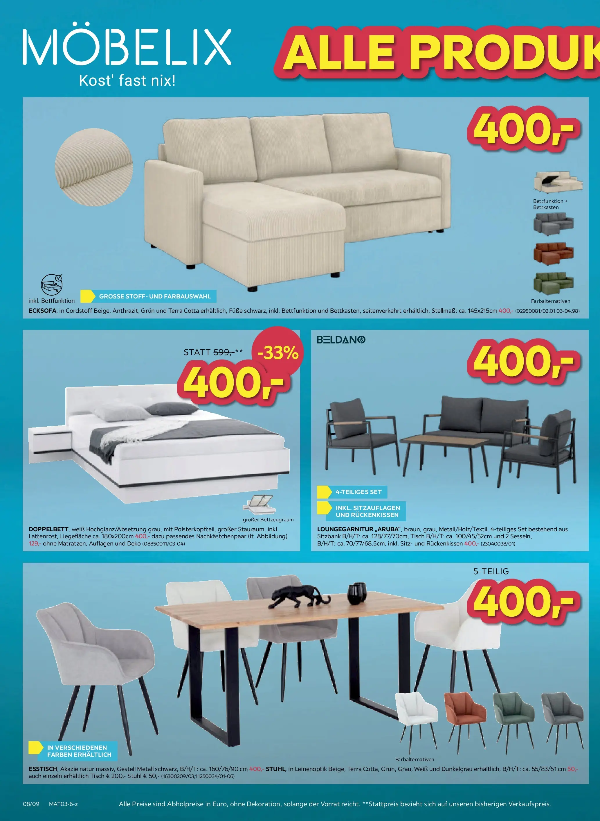 Möbelix Mistelbach, Zams, Zell Am See von 24.03.2026 - Aktuelle Angebote | Seite: 8 | Produkte: Tisch, Stuhl