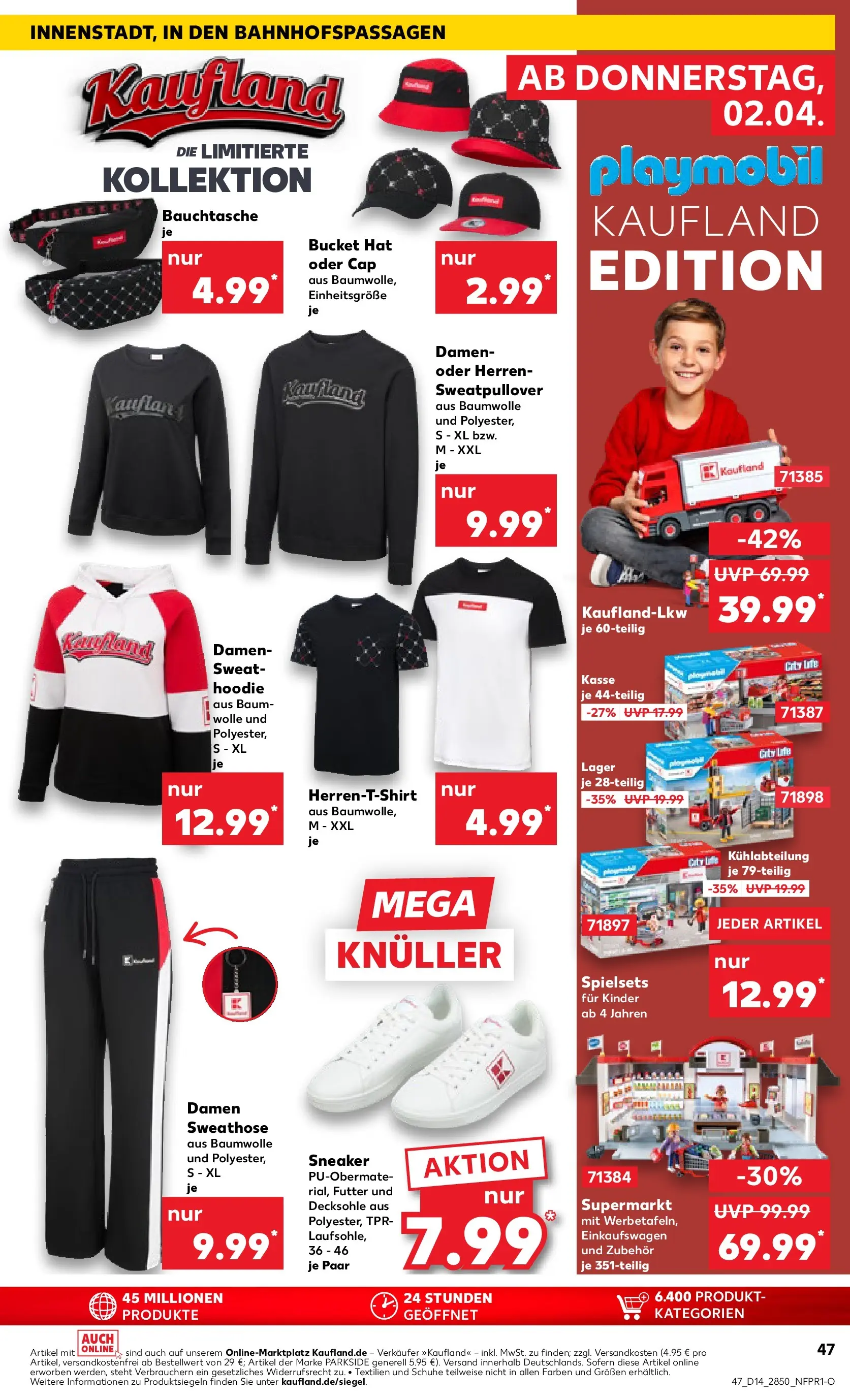 Prospekt Kaufland ab 30.03.2026 » Angebote Online zum Blättern | Seite: 61 | Produkte: Sweathose, Sweatshirt, T-Shirt, Hoodie