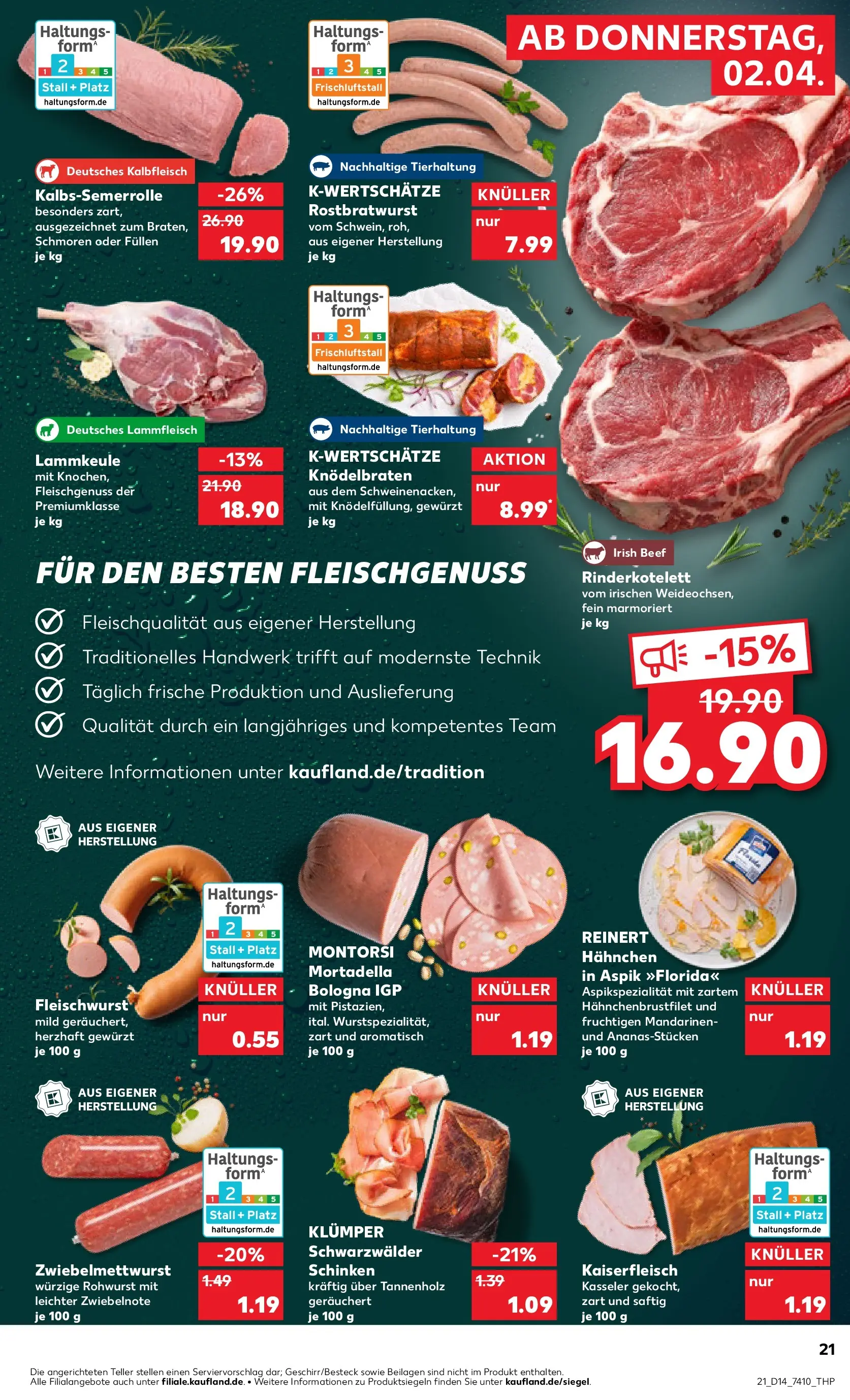 Prospekt Kaufland ab 01.04.2026 » Angebote Online zum Blättern | Seite: 21