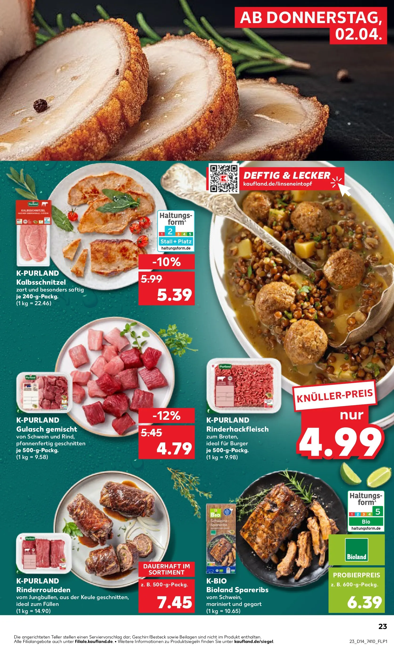 Prospekt Kaufland ab 01.04.2026 » Angebote Online zum Blättern | Seite: 23