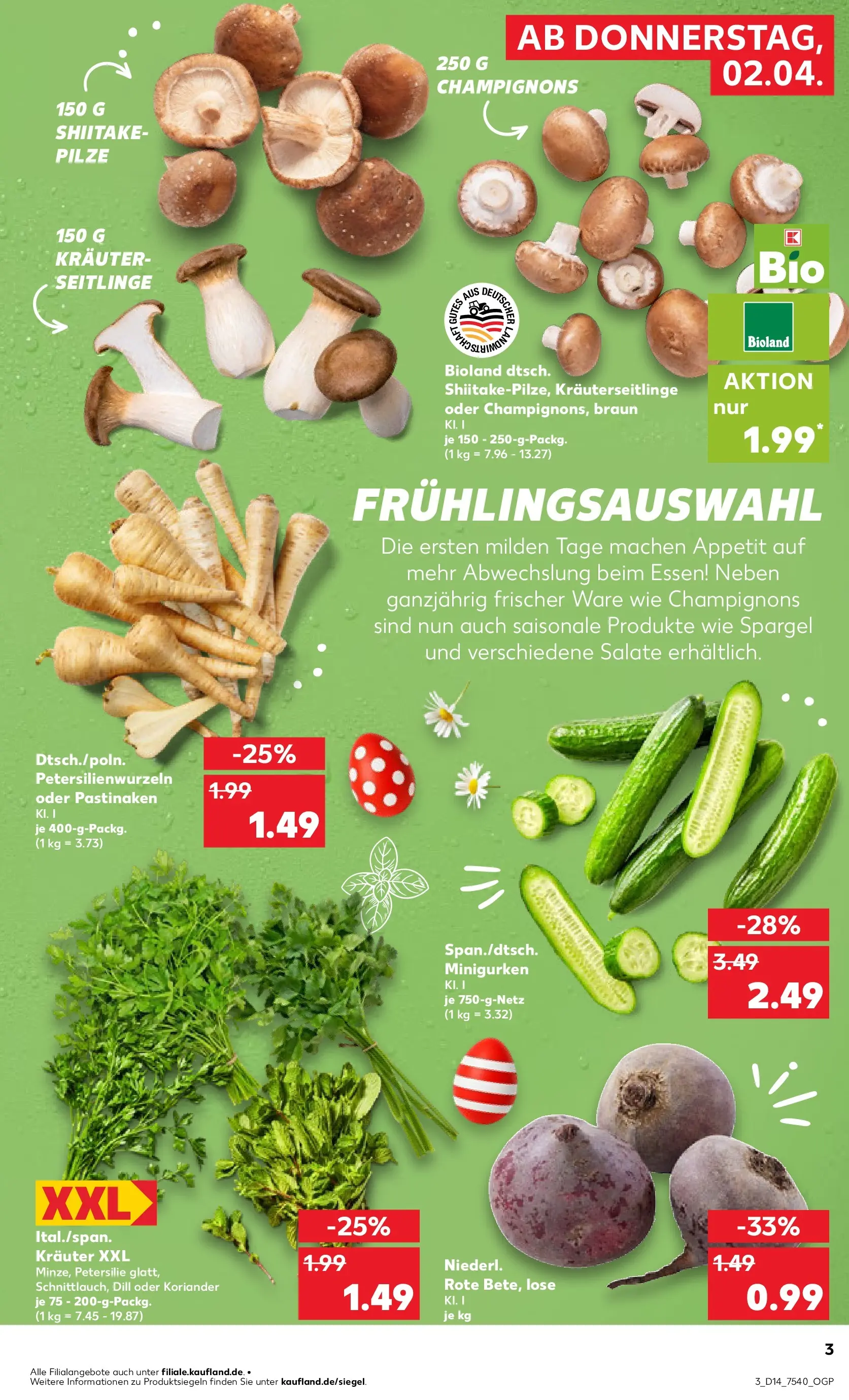 Prospekt Kaufland ab 29.03.2026 » Angebote Online zum Blättern | Seite: 17