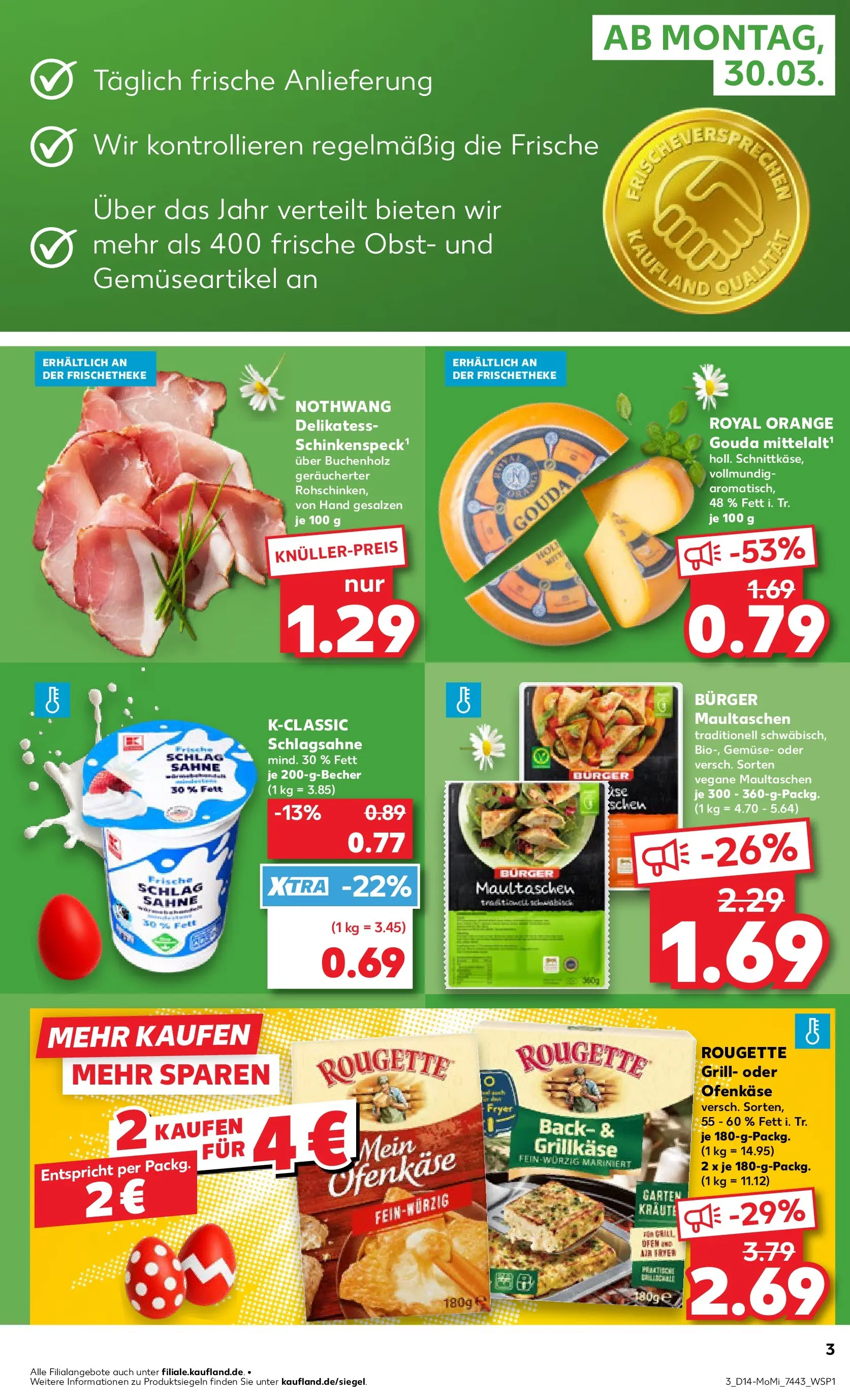 Prospekt Kaufland ab 30.03.2026 » Angebote Online zum Blättern | Seite: 3