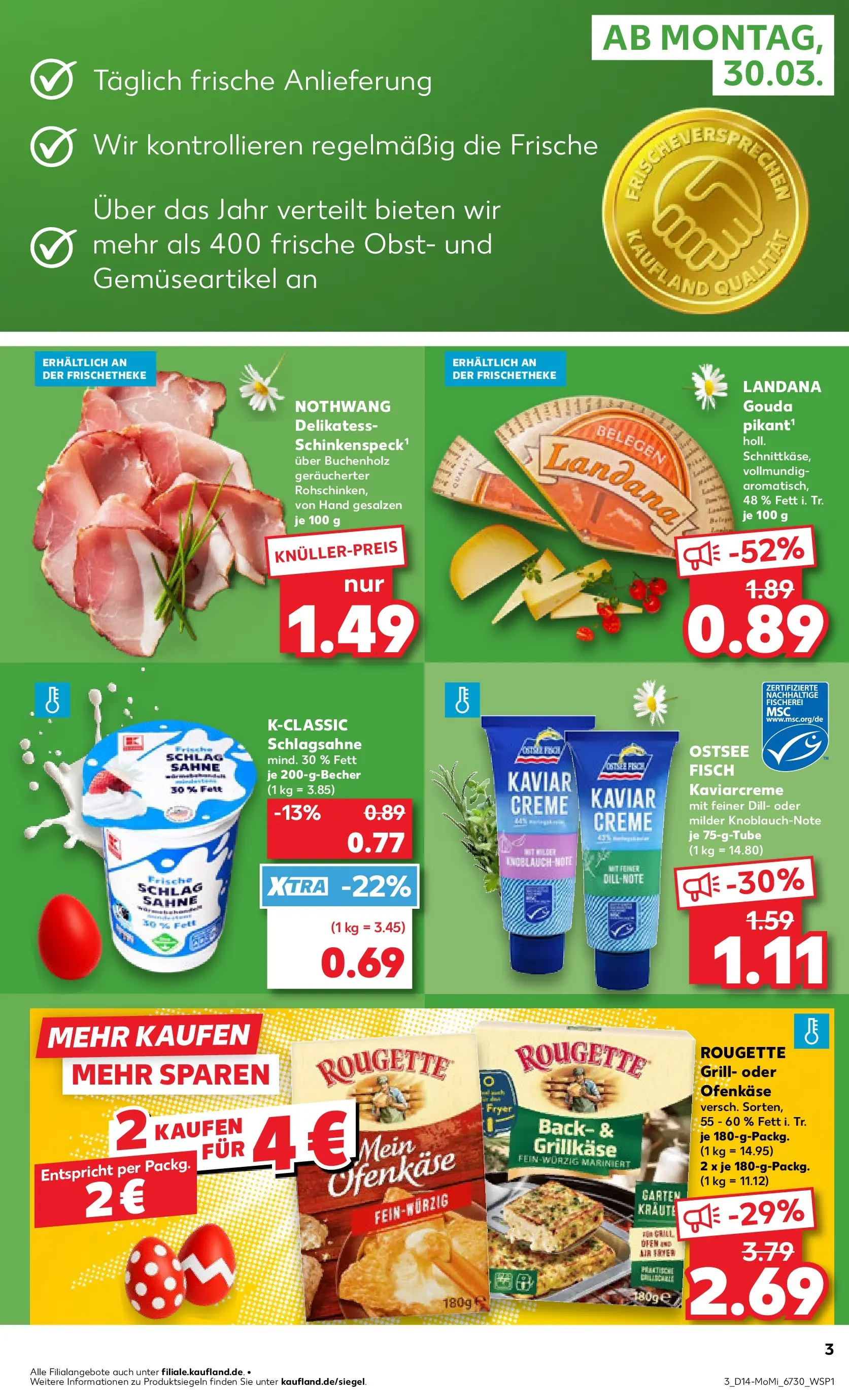 Prospekt Kaufland ab 30.03.2026 » Angebote Online zum Blättern | Seite: 3