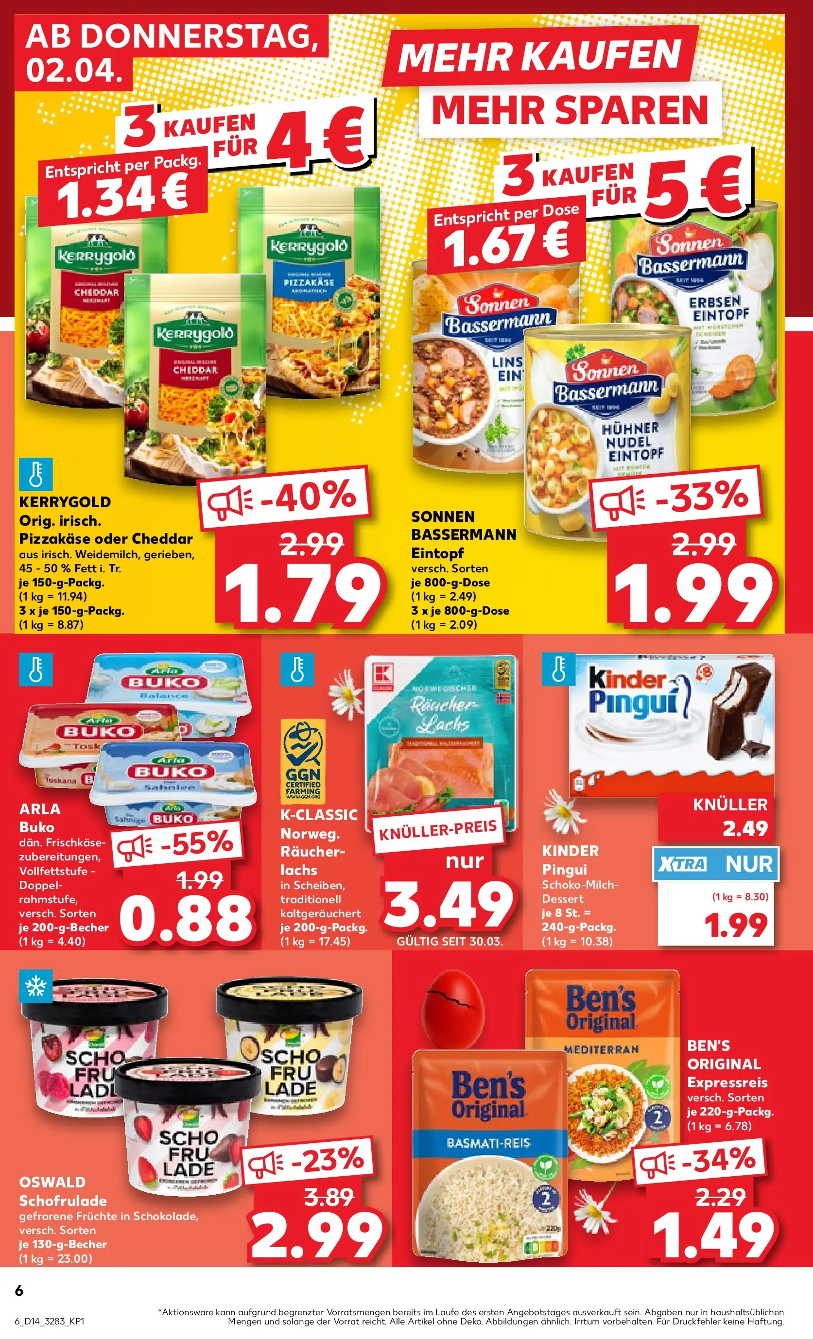 Prospekt Kaufland ab 29.03.2026 » Angebote und Werbung Online | Seite: 20 Prospekt Kaufland ab 29.03.2026 » Angebote Online zum Blättern | Seite: 20