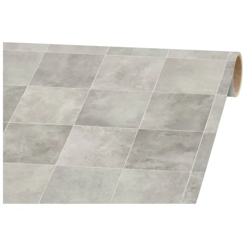 CV-Belag_Atlantic 400cm Fliese grau