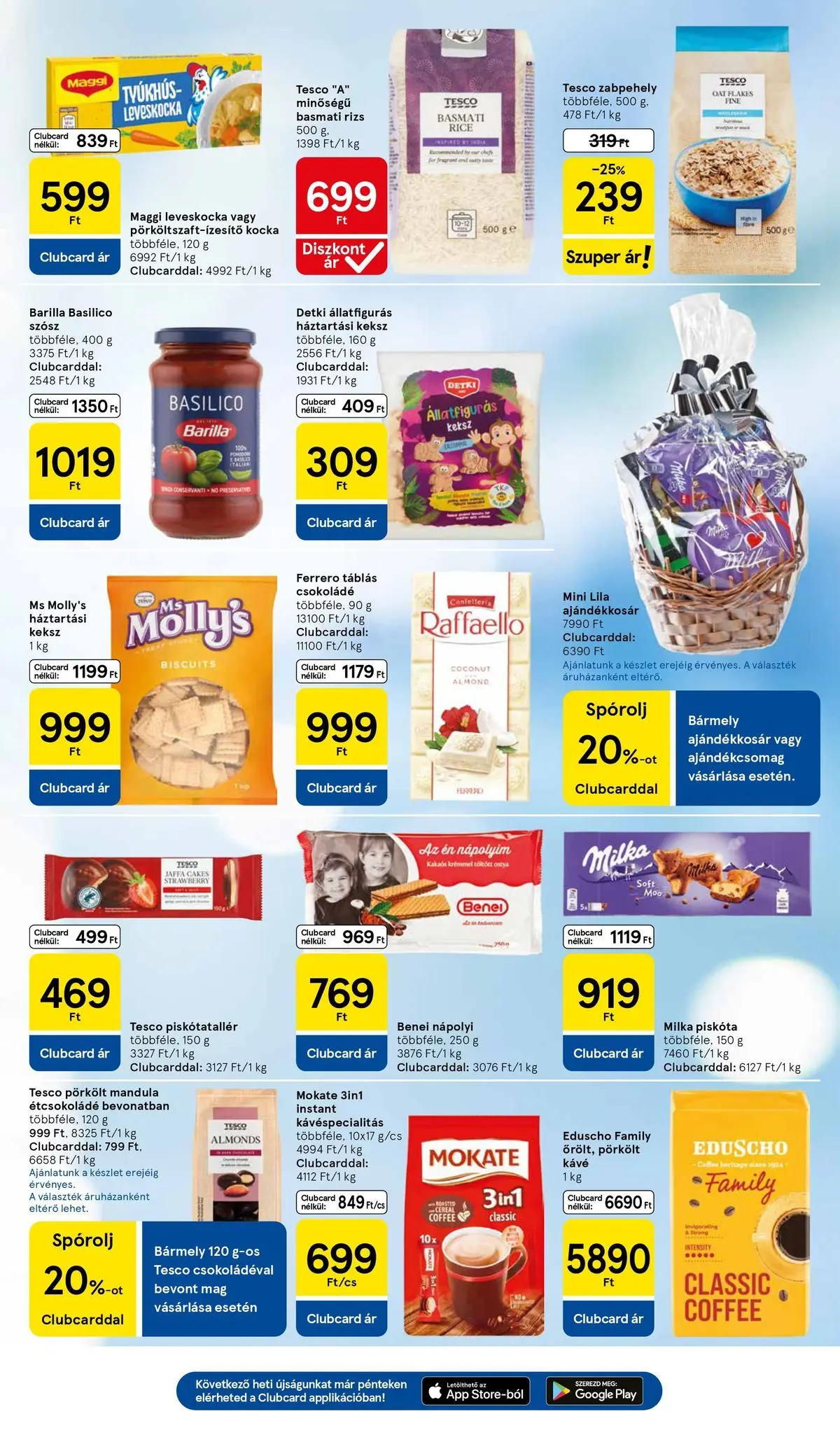 Tesco - Tesco újság érvényessége 2026.04.01-ig - 2026.03.26.-tól - online | Oldal: 5 | Termékek: Háztartási keksz, Mandula, Étcsokoládé, Basmati rizs