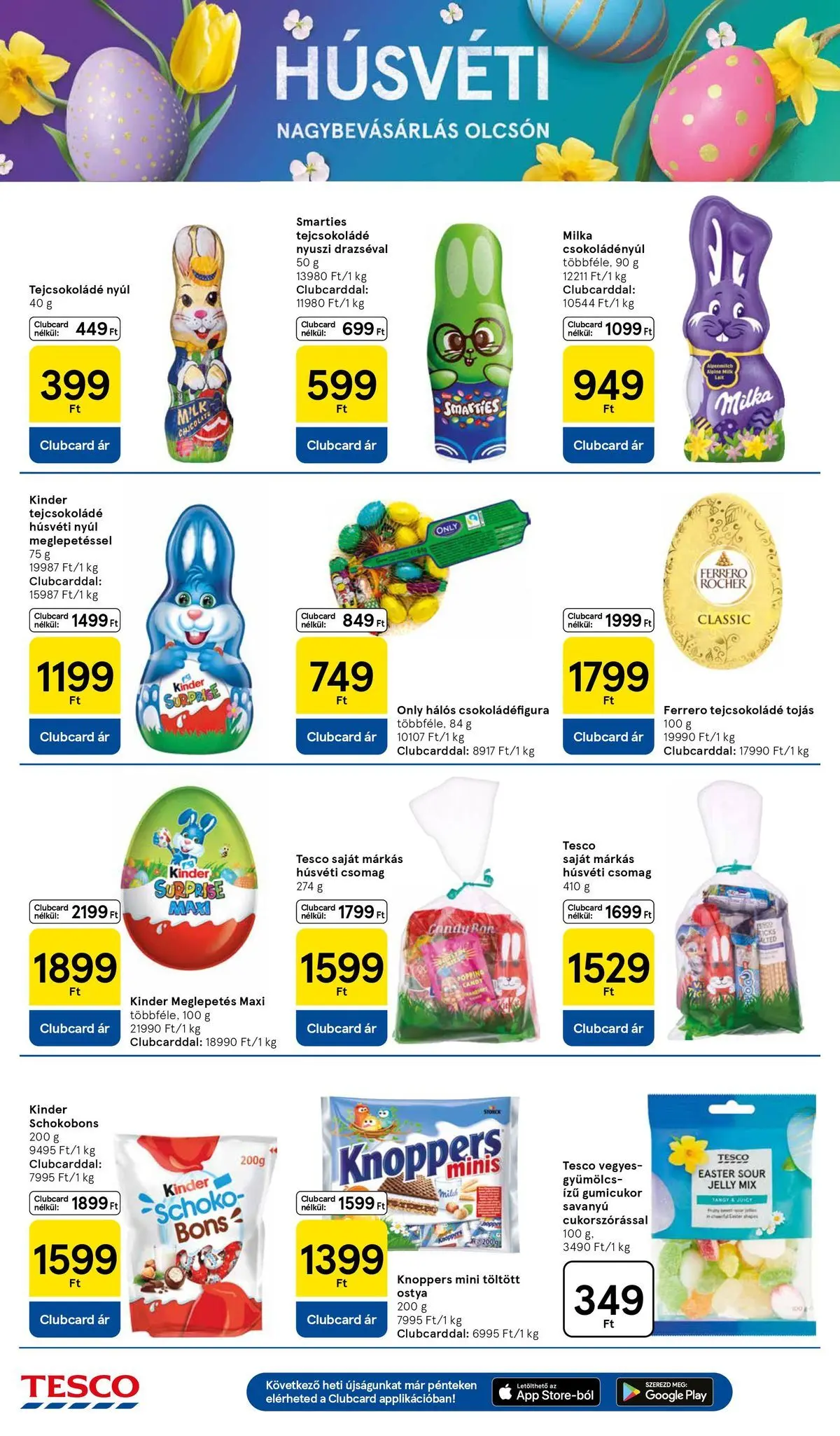 Tesco - Tesco újság érvényessége 2026.04.01-ig - 2026.03.26.-tól - online | Oldal: 10 | Termékek: Gyümölcs, Gumicukor, Tejcsokoládé, Tojás