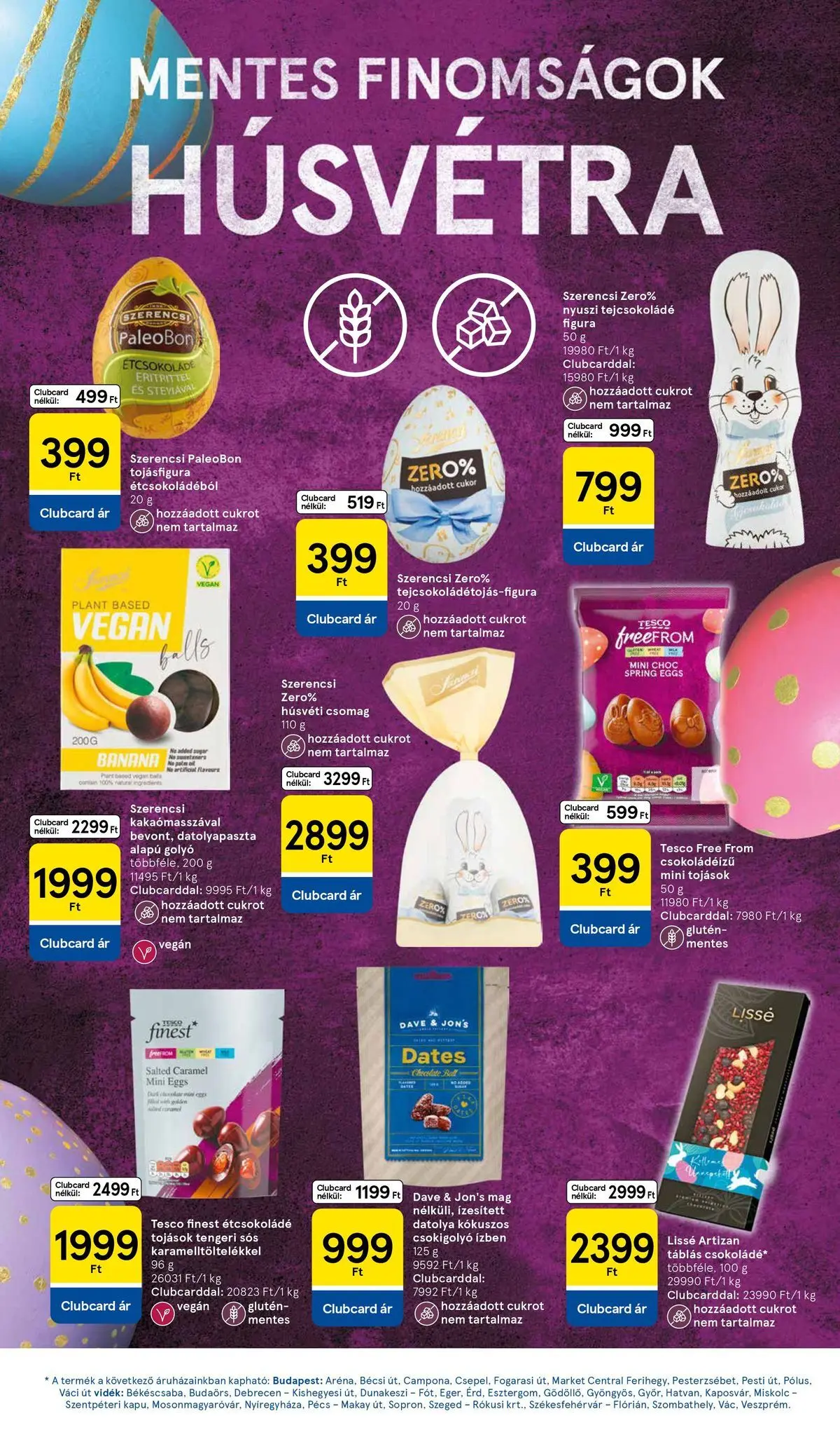 Tesco - Tesco újság érvényessége 2026.04.01-ig - 2026.03.26.-tól - online | Oldal: 11 | Termékek: Datolya, Tejcsokoládé, Vegán, Cukor