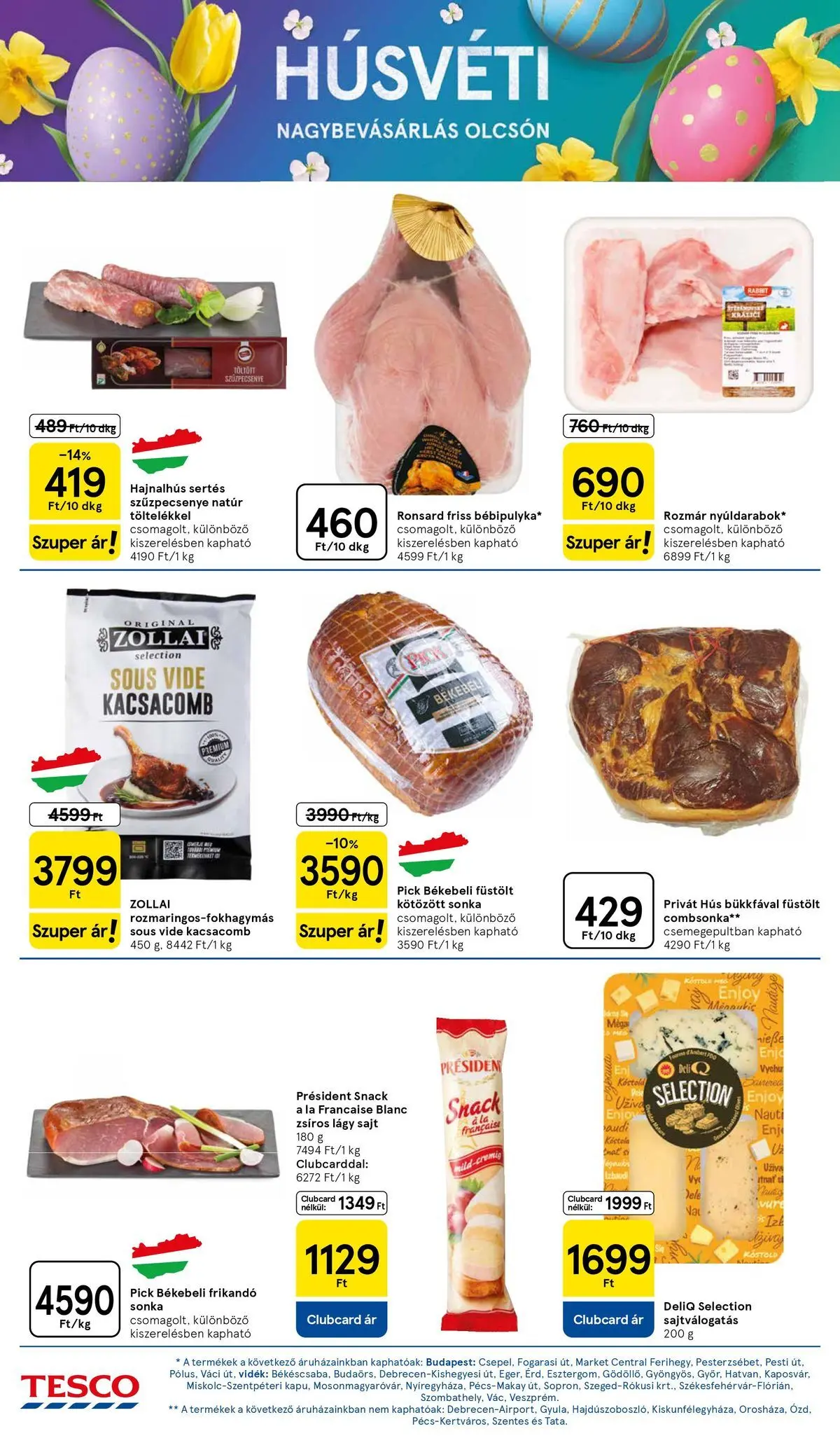 Tesco - Tesco újság érvényessége 2026.04.01-ig - 2026.03.26.-tól - online | Oldal: 20 | Termékek: Hús, Sonka, Kötözött sonka, Frikandó