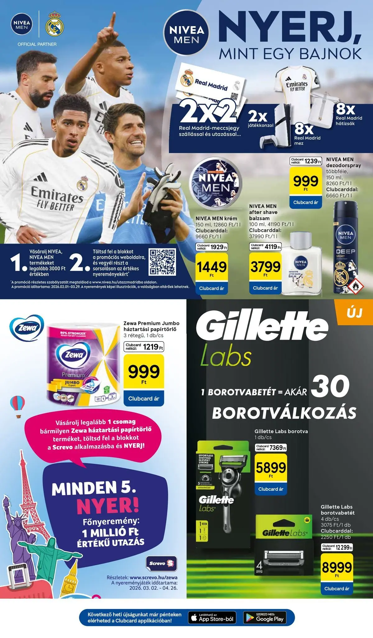 Tesco - Tesco újság érvényessége 2026.04.01-ig - 2026.03.26.-tól - online | Oldal: 29 | Termékek: Hátizsák, Játékkonzol, Borotvabetét, Borotva