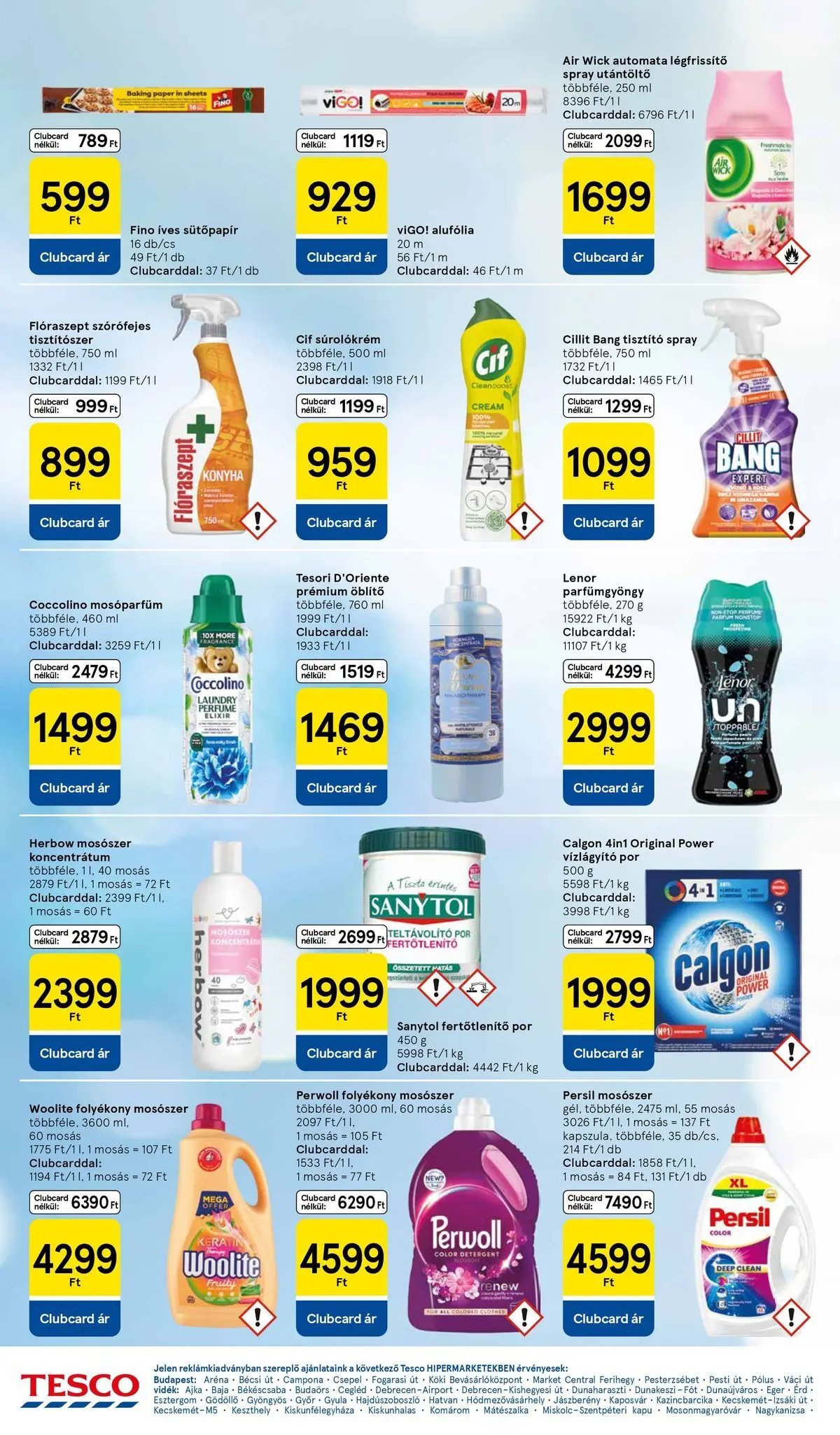 Tesco - Tesco újság érvényessége 2026.04.01-ig - 2026.03.26.-tól - online | Oldal: 30 | Termékek: Coccolino, Perwoll, Kapu, Parfüm