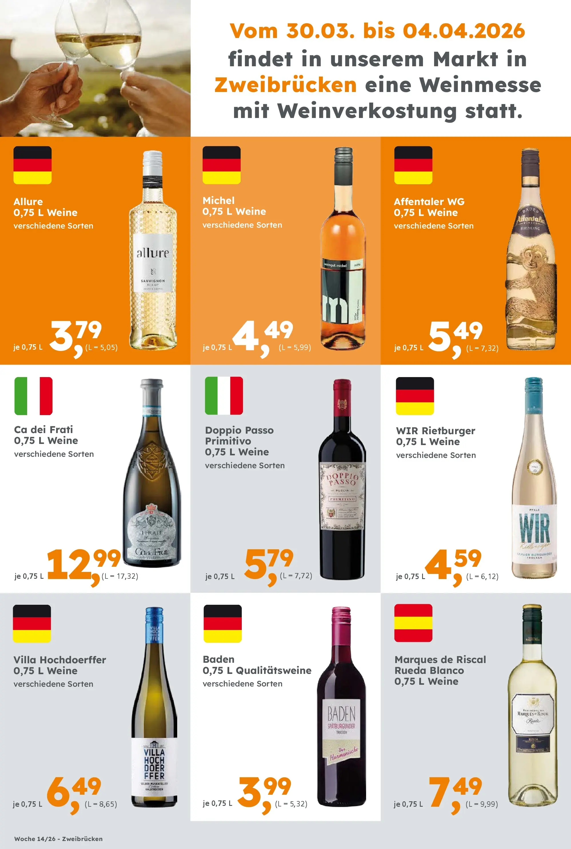 Globus Baumarkt Prospekt Zweibrücken	 (ab 29.03.2026) zum Blättern | Seite: 18 | Produkte: Doppio Passo