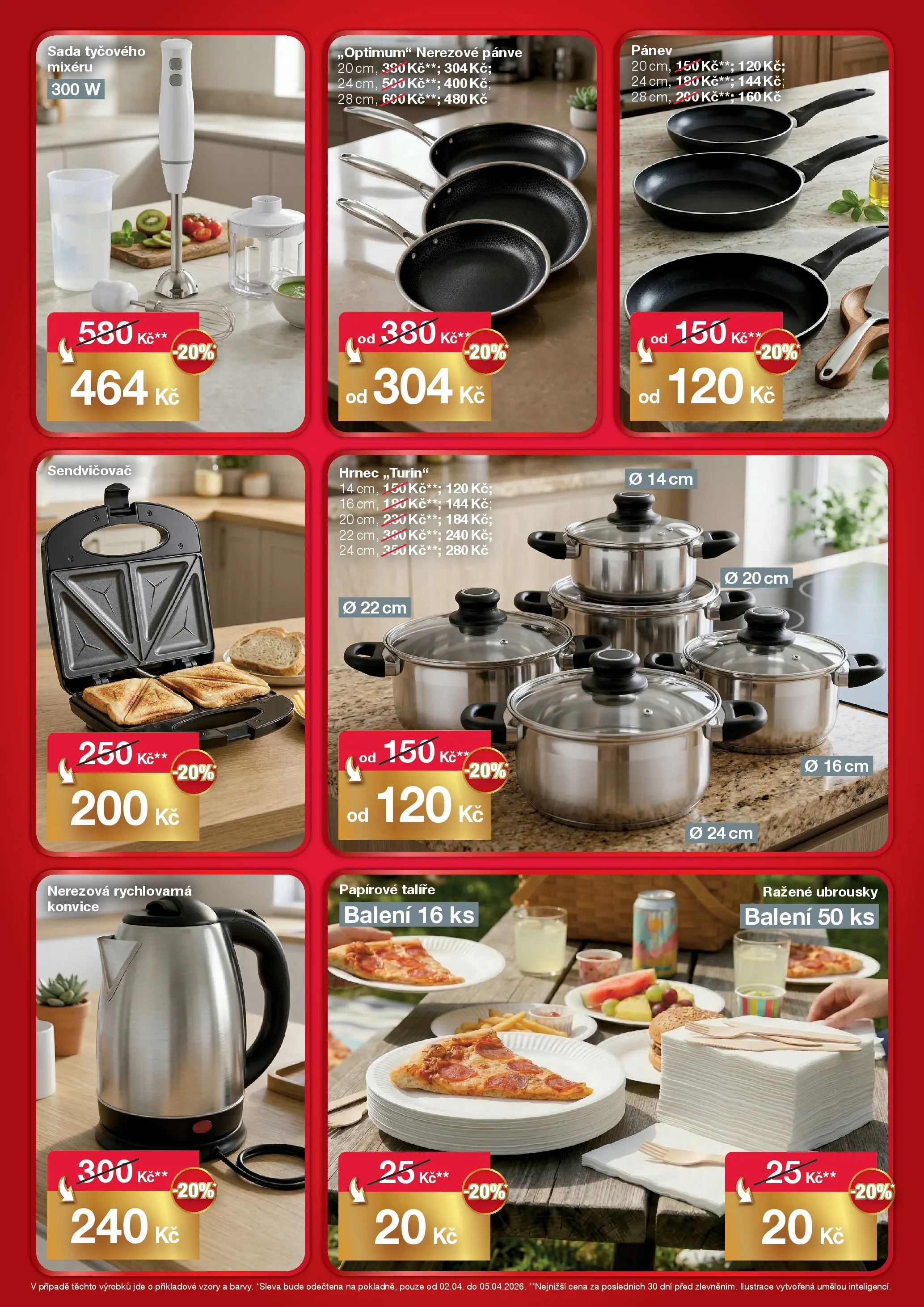 Woolworth leták - Jindřichův Hradec od 02.04.2026 - akční nabídka | Strana: 8 | Produkty: Pánev, Pánve, Hrnec, Sendvičovač