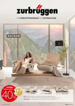 Zurbrüggen Ihr Einrichtungshaus der Extraklasse ab 27.03.2026 gültig Zurbrüggen Ihr Einrichtungshaus der Extraklasse ab 27.03.2026 gültig