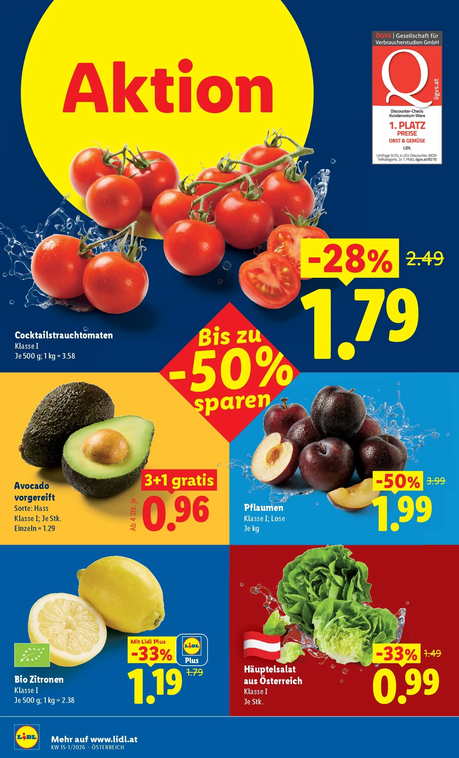 Lidl - Lidl ab 01.04.2026 - Angebote ab donnerstag | Seite: 39 | Produkte: Avocado, Gemüse, Obst