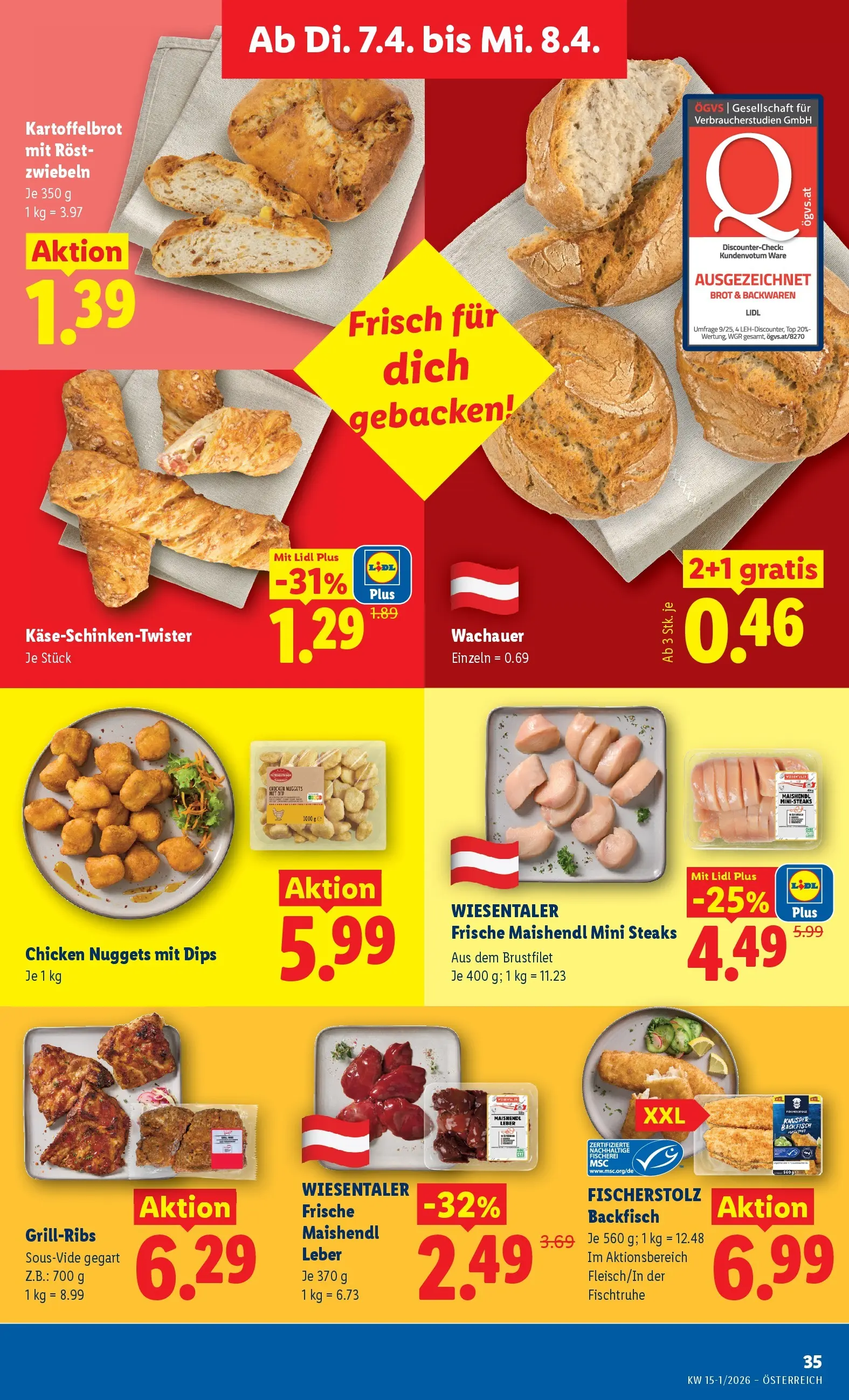 Lidl - Lidl ab 01.04.2026 - Angebote ab donnerstag | Seite: 40 | Produkte: Zwiebeln, Brot