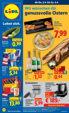 Lidl Flugblatt - Jenbach, Eferding, Dornbirn ab 02.04.2026 gültig