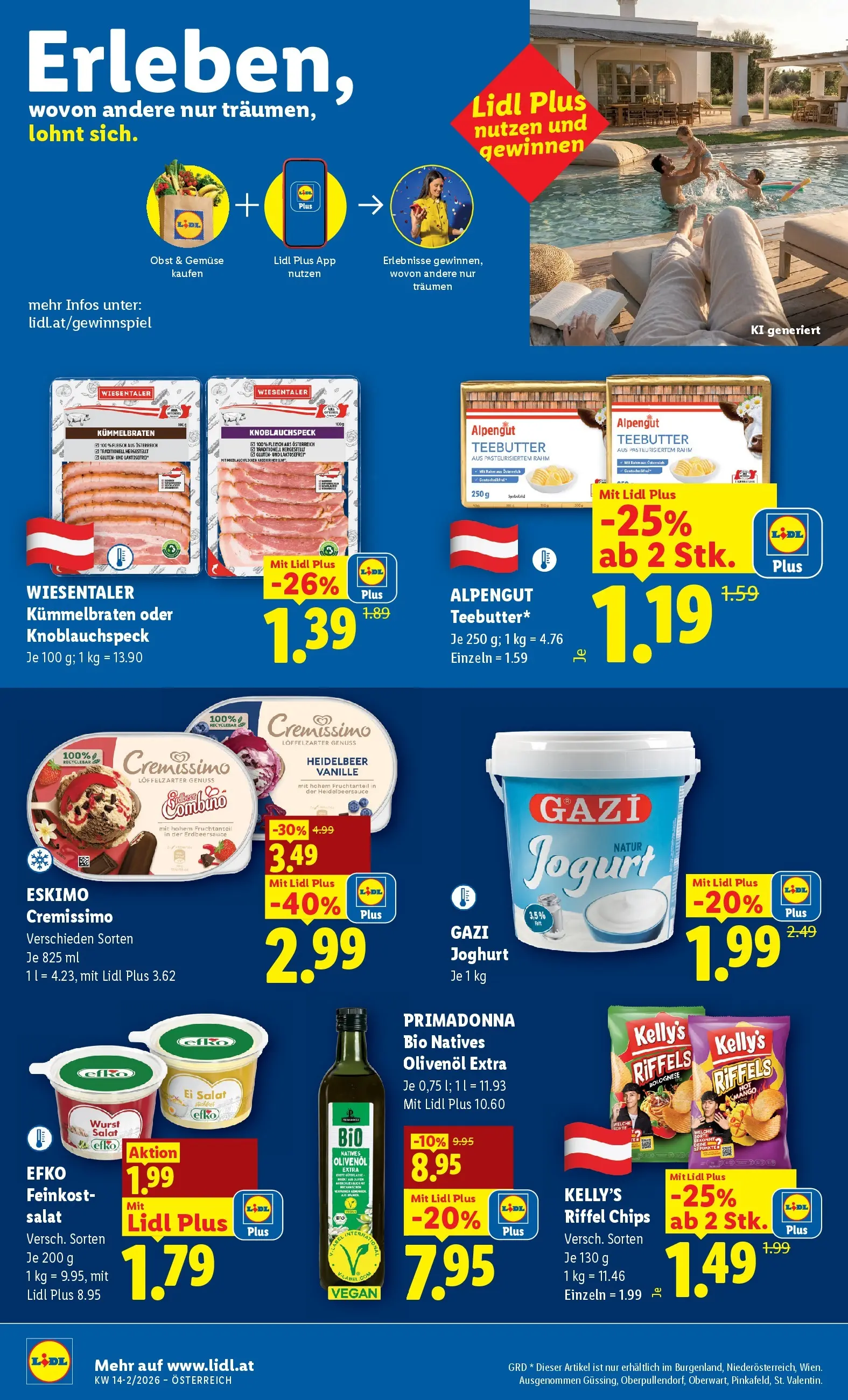 Lidl - Lidl ab 01.04.2026 - Angebote ab donnerstag | Seite: 18 | Produkte: Salat, Gemüse, Wurst, Joghurt