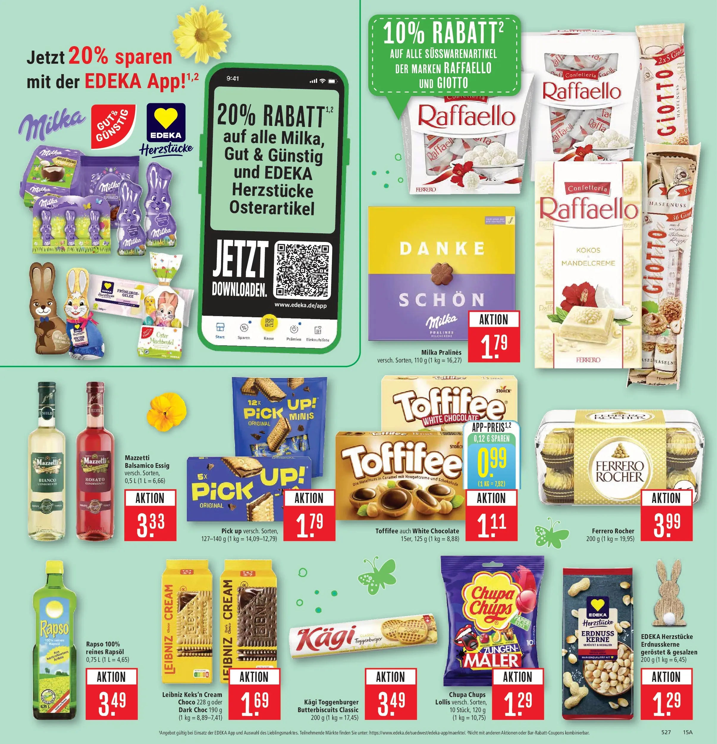 Marktkauf Prospekt Aschaffenburg	 (ab 30.03.2026) » Angebote online | Seite: 15 | Produkte: Raffaello, Ferrero rocher, Rapsöl, Chips