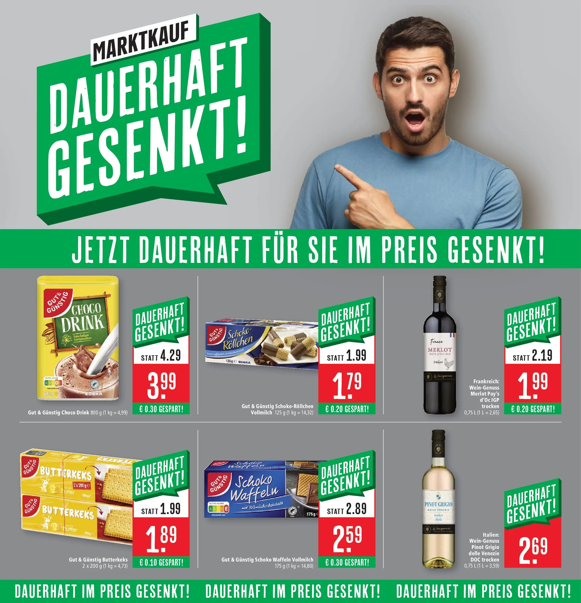 Marktkauf Prospekt Heidenheim	 (ab 29.03.2026) » Angebote online | Seite: 17 | Produkte: Merlot, Waffeln