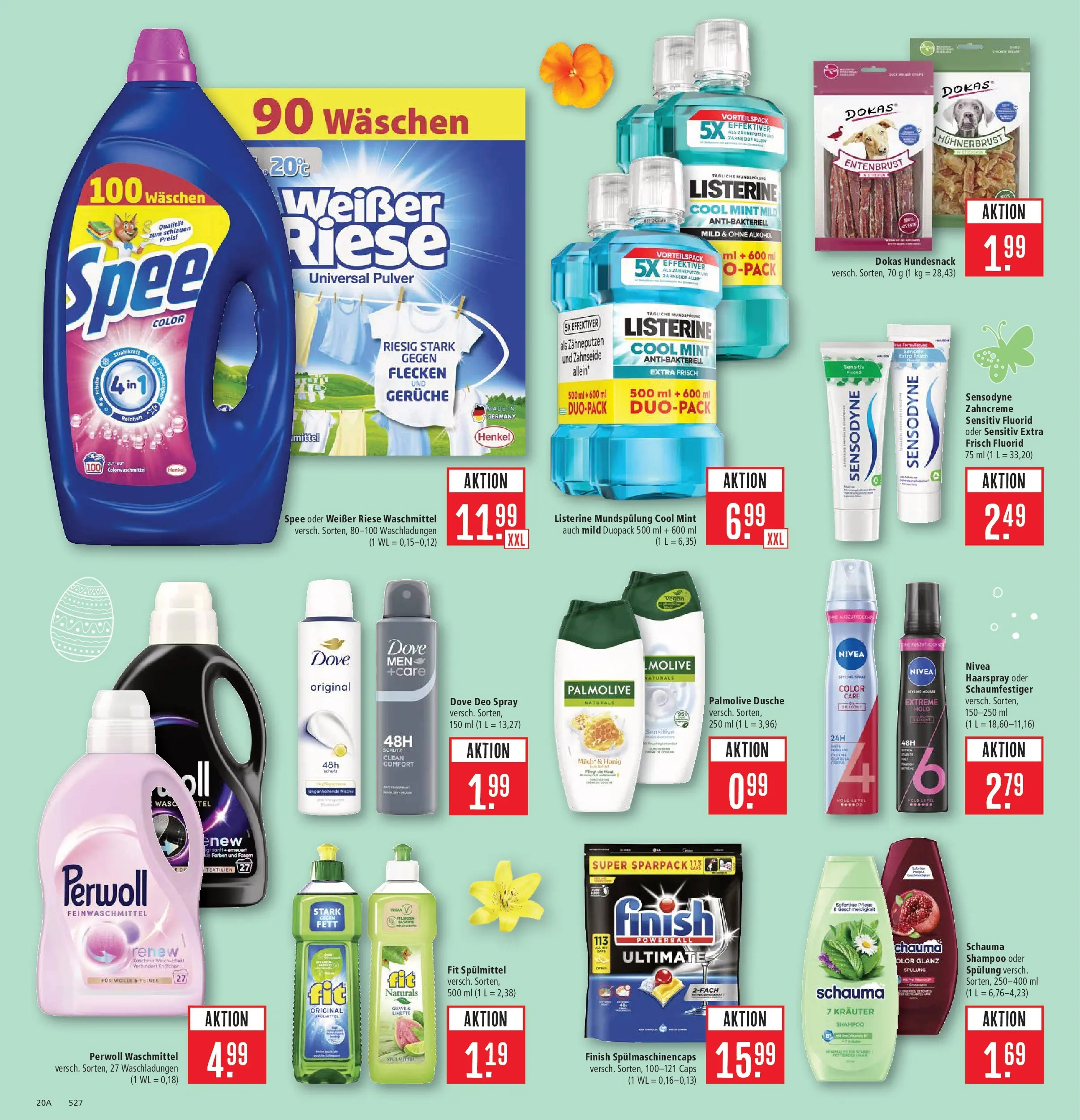 Marktkauf Prospekt Aschaffenburg	 (ab 30.03.2026) » Angebote online | Seite: 22 | Produkte: Milch, Dusche, Shampoo, Waschmittel