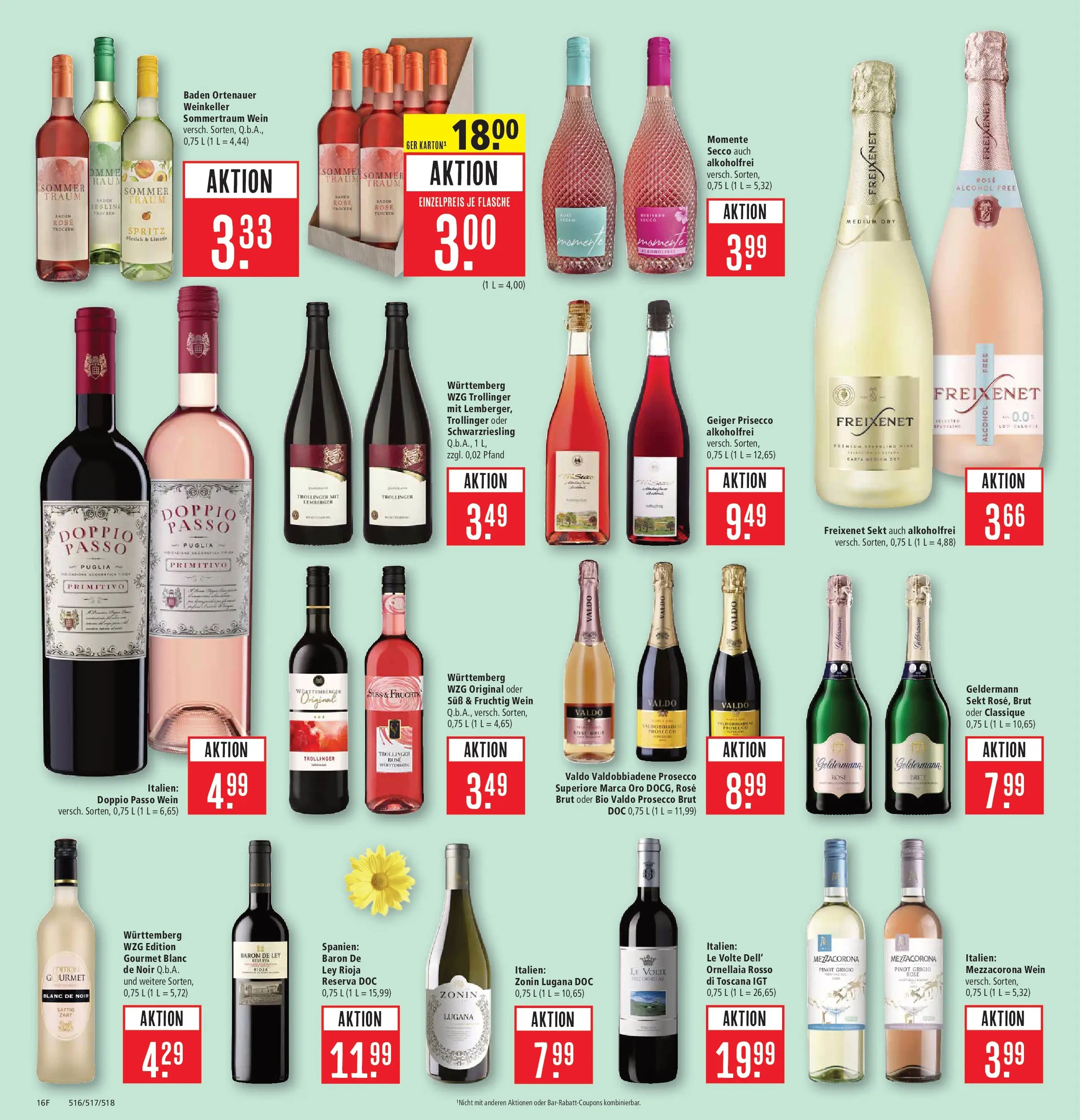 Marktkauf Prospekt Heidenheim	 (ab 29.03.2026) » Angebote online | Seite: 18 | Produkte: Freixenet, Sekt, Prosecco, Doppio Passo