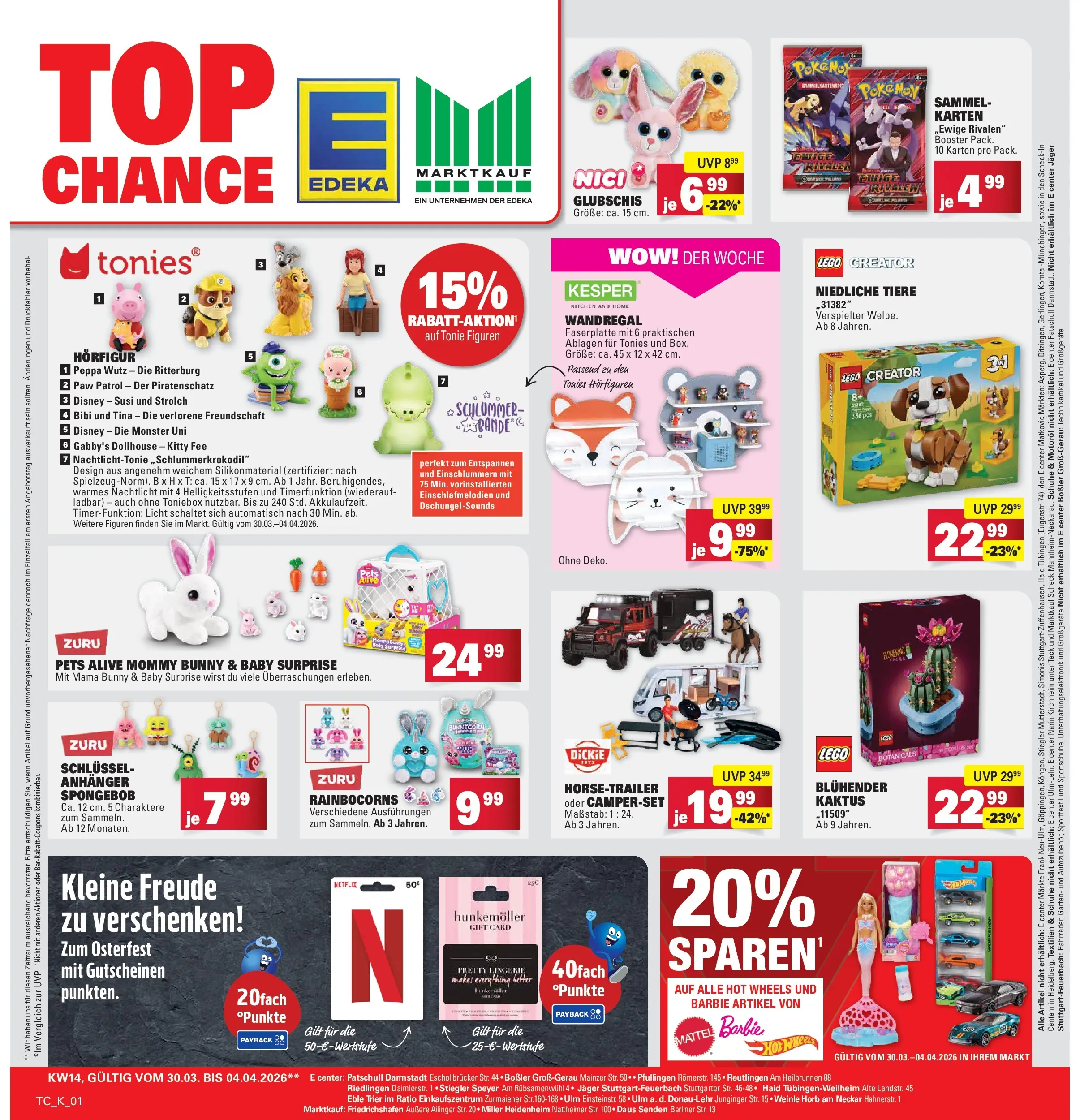 Marktkauf Prospekt Heidenheim	 (ab 29.03.2026) » Angebote online | Seite: 27 | Produkte: Berliner, Regal, Monster, Nachtlicht