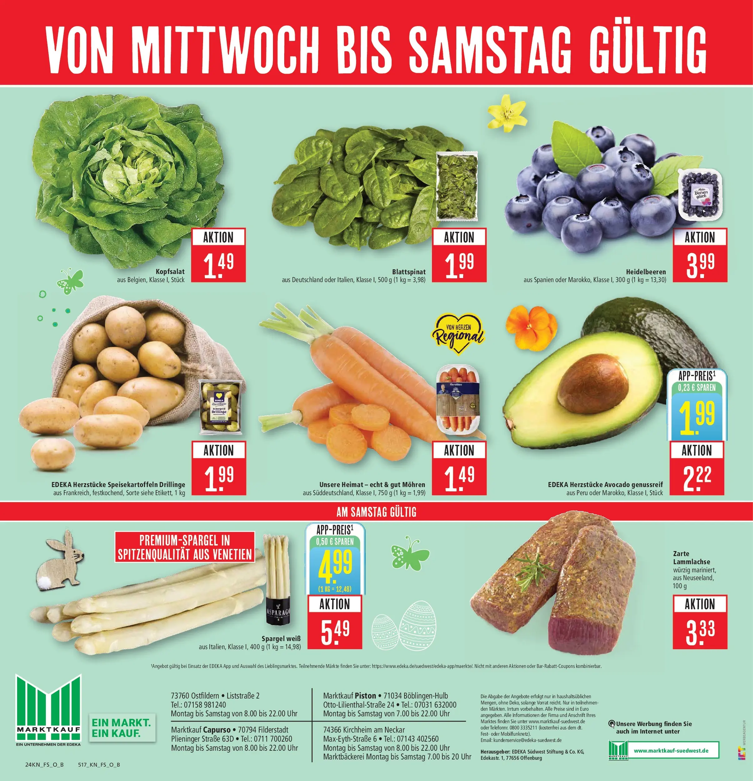 Marktkauf Prospekt Ostfildern	 (ab 29.03.2026) » Angebote online | Seite: 26 | Produkte: Mohren, Heidelbeeren, Avocado, Uhr