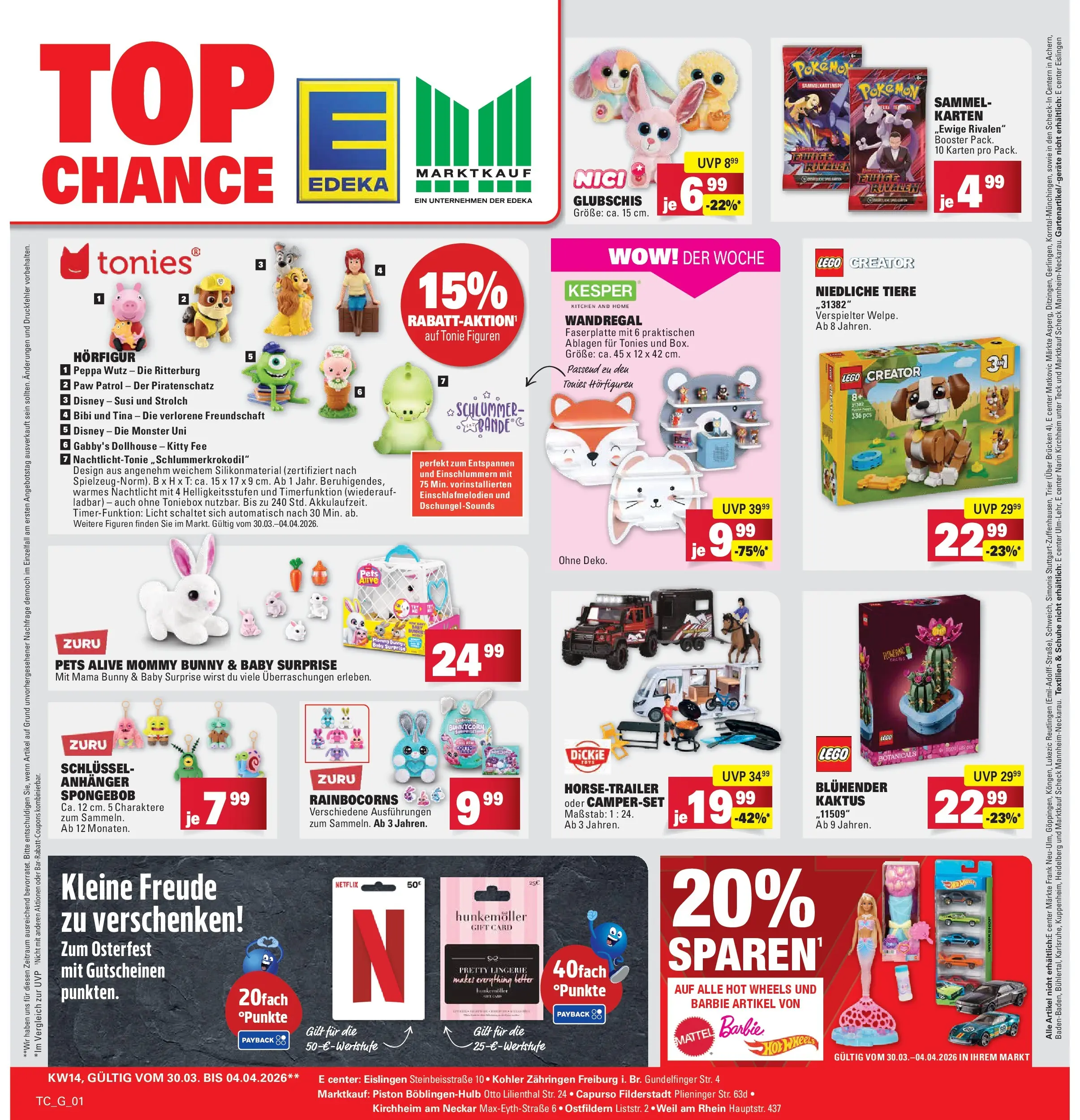 Marktkauf Prospekt Ostfildern	 (ab 29.03.2026) » Angebote online | Seite: 27 | Produkte: Regal, Monster, Nachtlicht