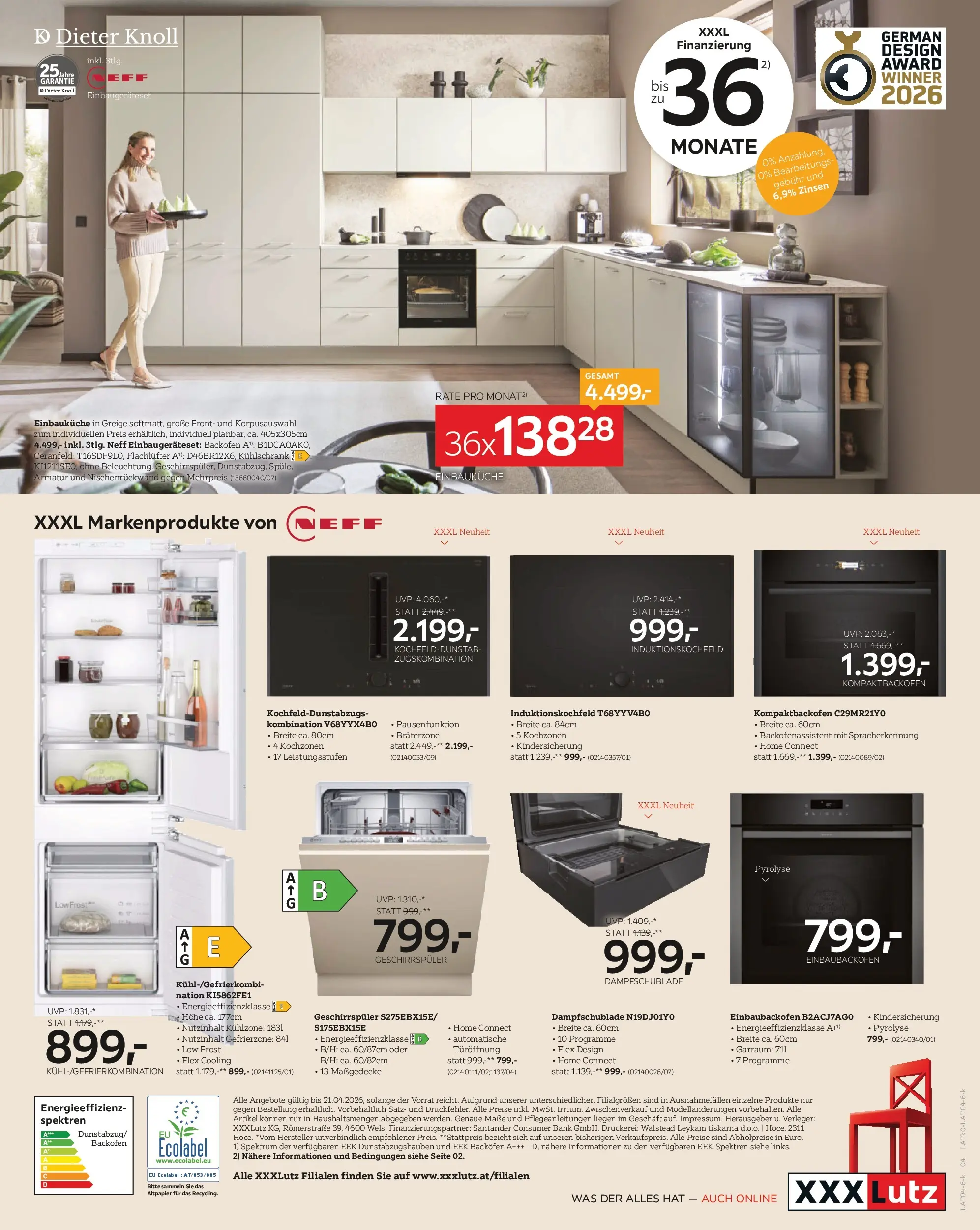 XXXLutz - Küchen von 06.04.2026 - Aktuelle Angebote | Seite: 4