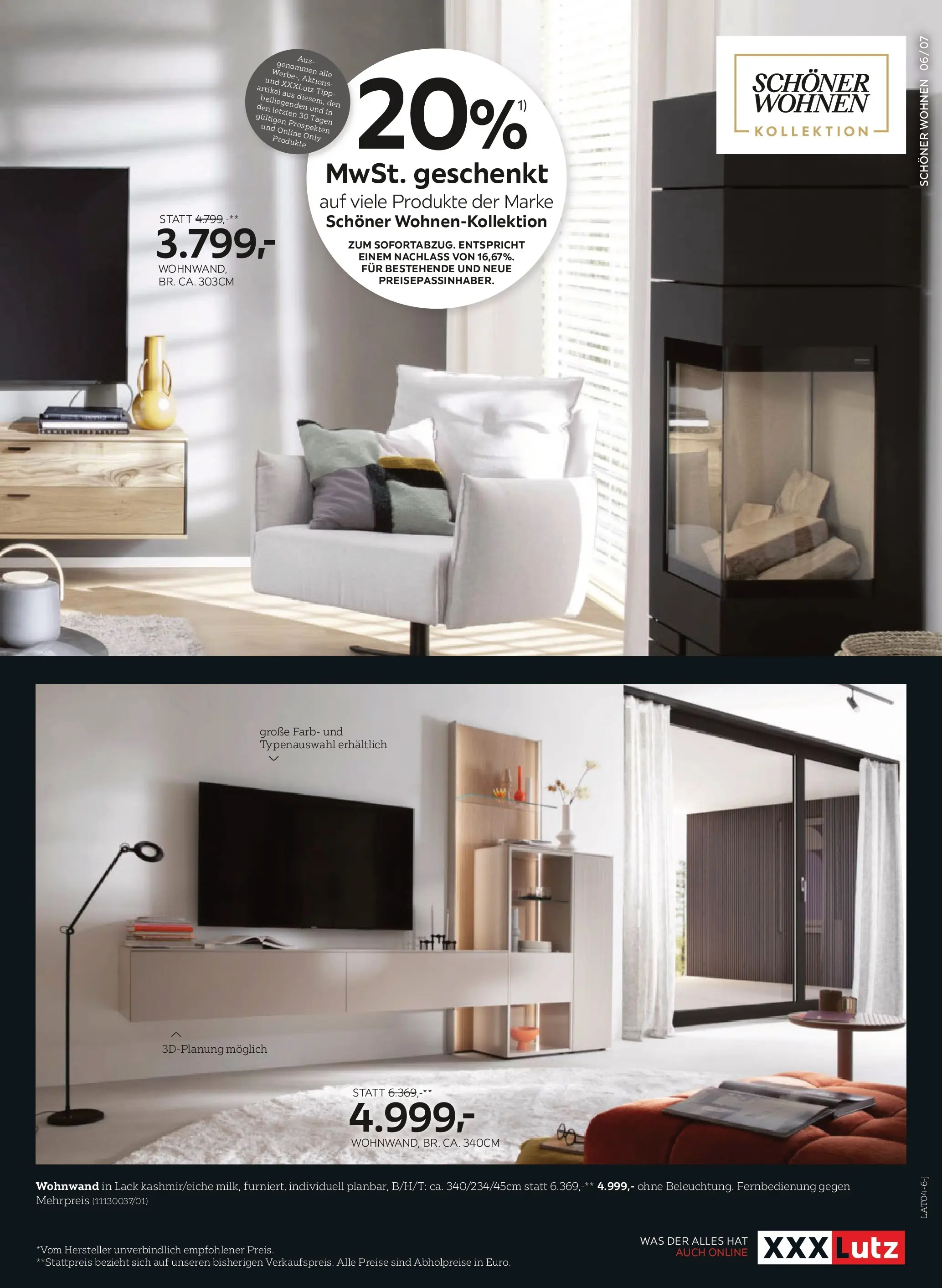 XXXLutz - Schöner Wohnen von 06.04.2026 - Aktuelle Angebote | Seite: 7
