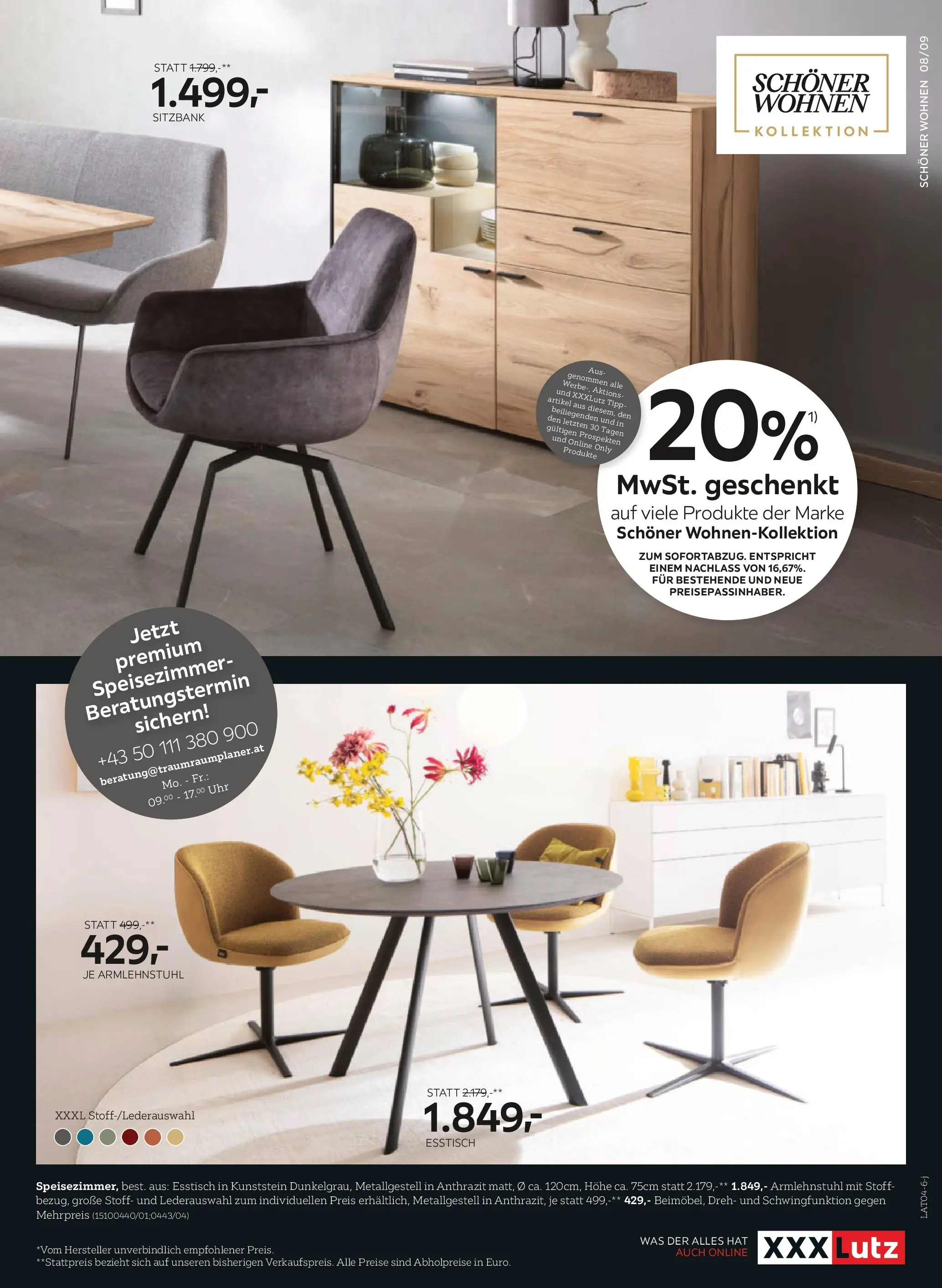XXXLutz - Schöner Wohnen von 06.04.2026 - Aktuelle Angebote | Seite: 9