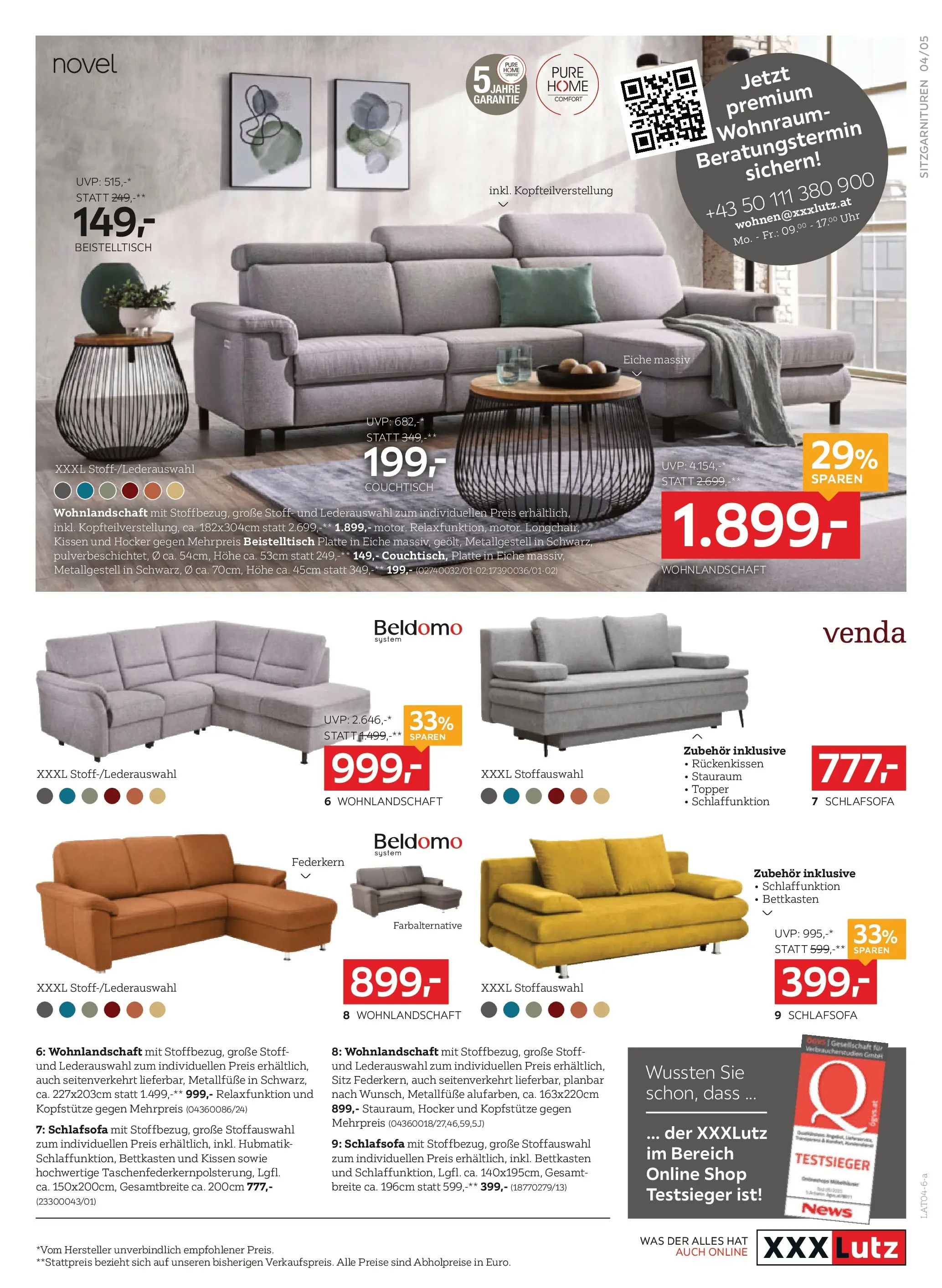 XXXLutz - XXXLutz: aktuelle Angebote von 06.04.2026 - Aktuelle Angebote | Seite: 5