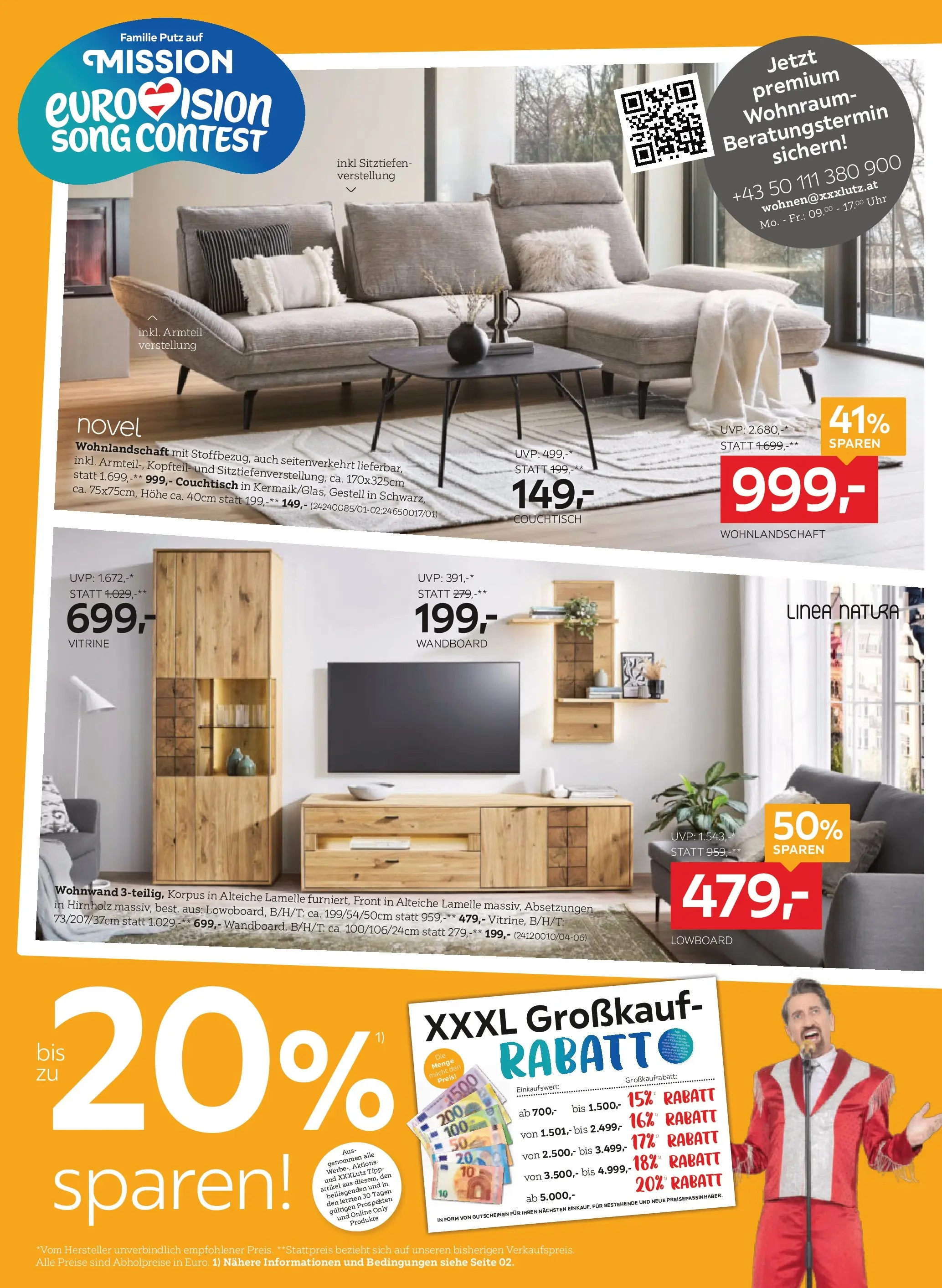 XXXLutz Best Preis von 14.04.2026 - Aktuelle Angebote | Seite: 4 | Produkte: Uhr, Couchtisch