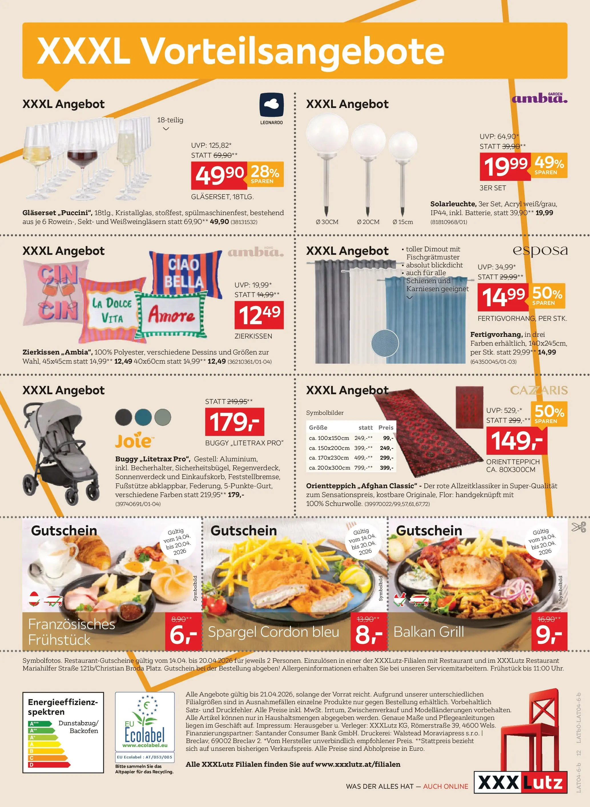 XXXLutz Best Preis von 14.04.2026 - Aktuelle Angebote | Seite: 12 | Produkte: Grill
