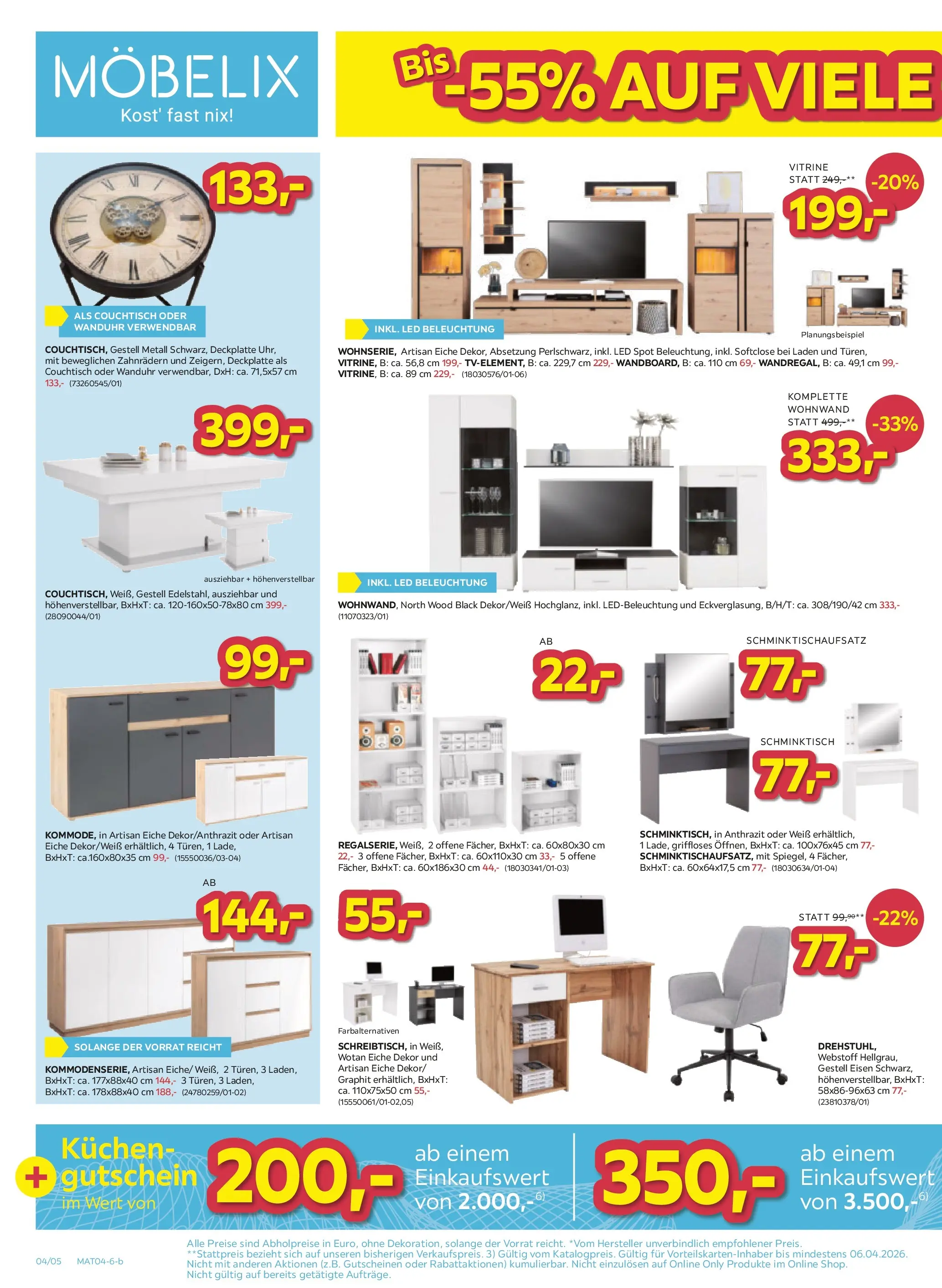 Möbelix - Kost fast nix Wochen von 30.03.2026 - Aktuelle Angebote | Seite: 4 | Produkte: Couchtisch