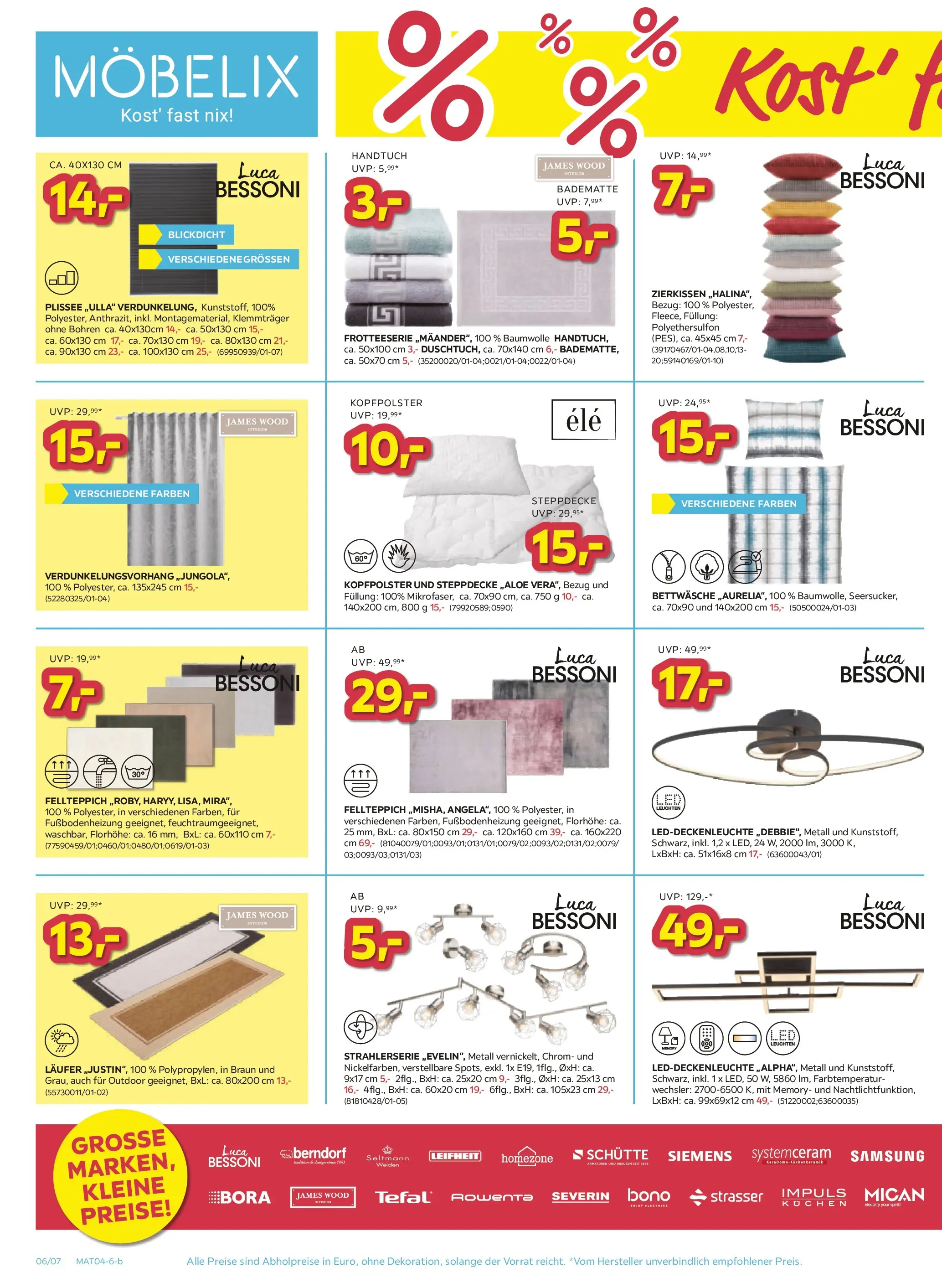 Möbelix - Kost fast nix Wochen von 30.03.2026 - Aktuelle Angebote | Seite: 6 | Produkte: Samsung