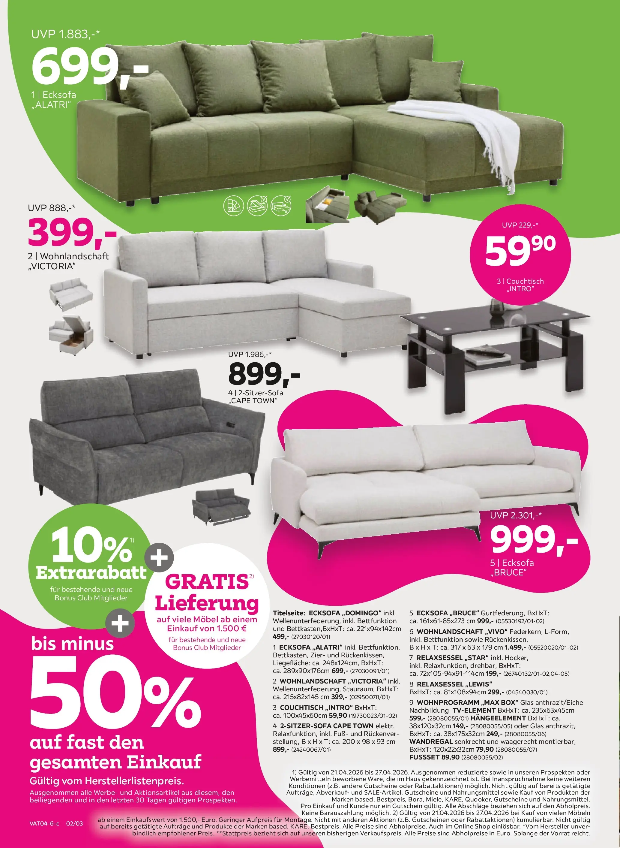 Mömax Ansfelden, Bruck An Der Mur, Villach von 21.04.2026 - Aktuelle Angebote | Seite: 2 | Produkte: Couchtisch, Box