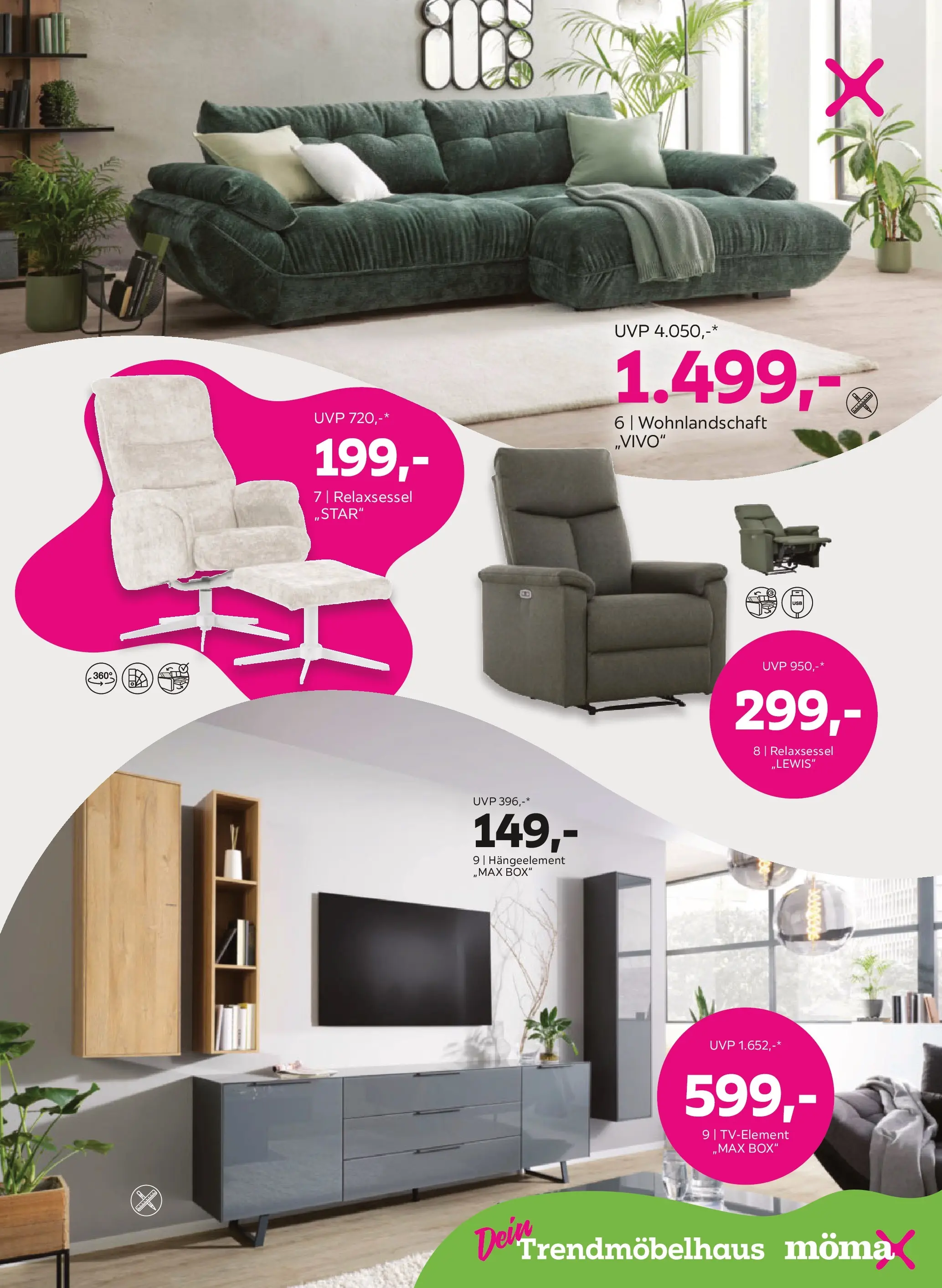 Mömax Ansfelden, Bruck An Der Mur, Villach von 21.04.2026 - Aktuelle Angebote | Seite: 3 | Produkte: Box