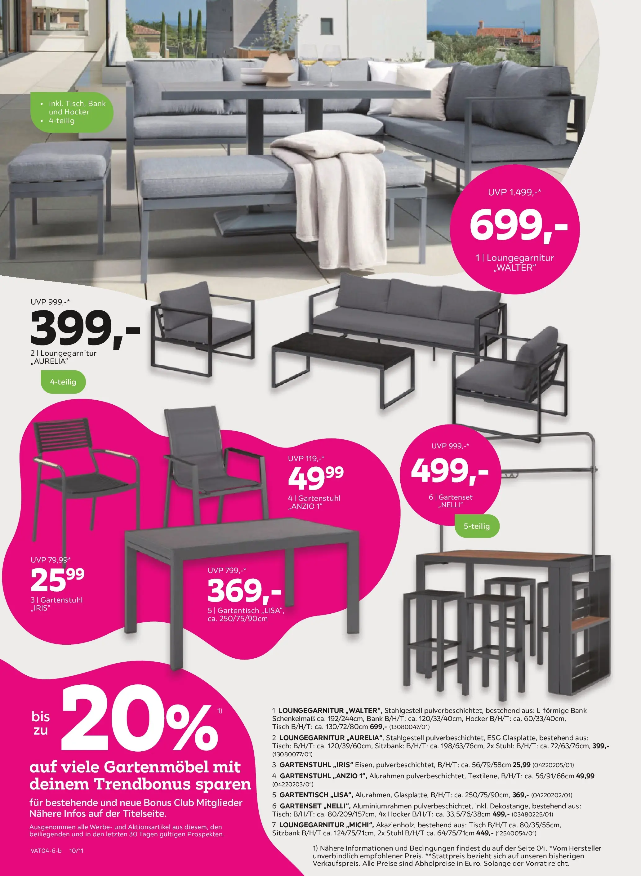Mömax Ansfelden, Bruck An Der Mur, Villach von 30.03.2026 - Aktuelle Angebote | Seite: 10 | Produkte: Tisch, Stuhl, Gartenmöbel