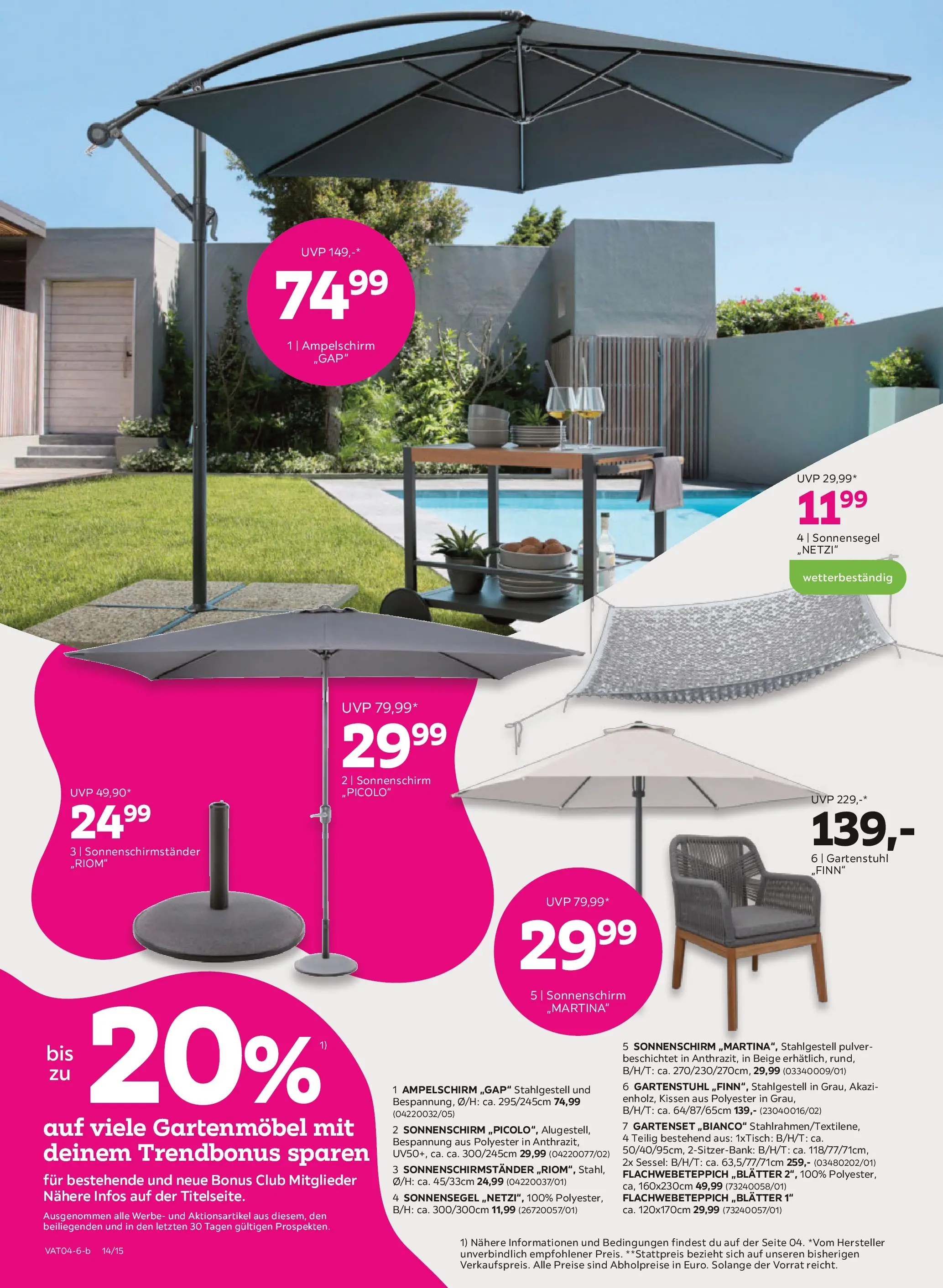 Mömax Ansfelden, Bruck An Der Mur, Villach von 30.03.2026 - Aktuelle Angebote | Seite: 14 | Produkte: Kissen, Sessel, Gartenmöbel