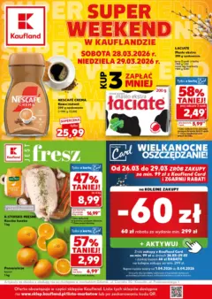 Pogląd oferty "Kaufland gazetka - Super Weekend" - ważna od 28.03.2026