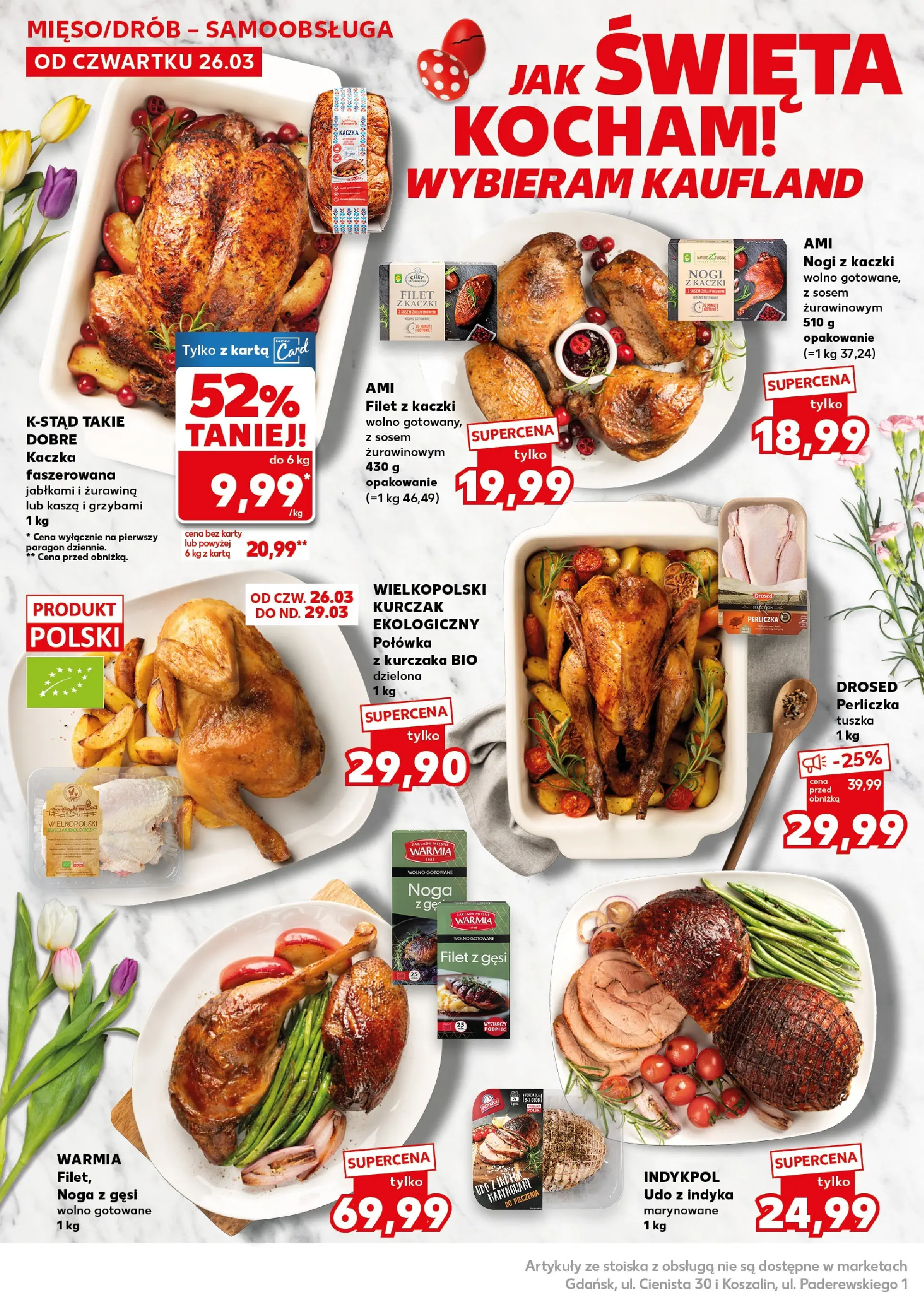 Kaufland gazetka - Super Weekend od 28.03.2026 - od jutra PDF | Strona: 10 | Produkty: Kurczak, Kaczka, Żurawina, Perliczka