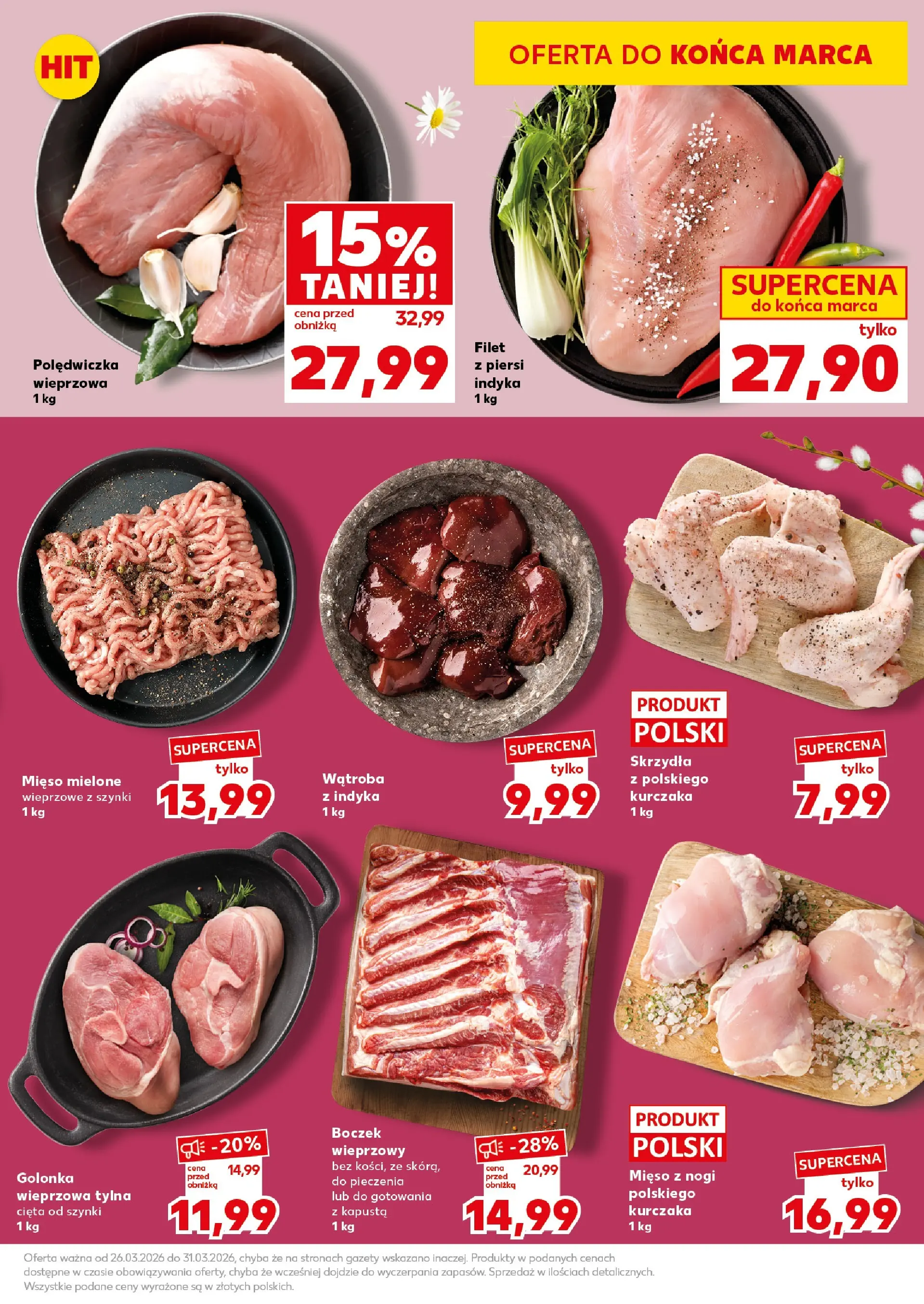 Kaufland gazetka - Super Weekend od 28.03.2026 - od jutra PDF | Strona: 17 | Produkty: Kapusta, Piersi, Mięso, Boczek