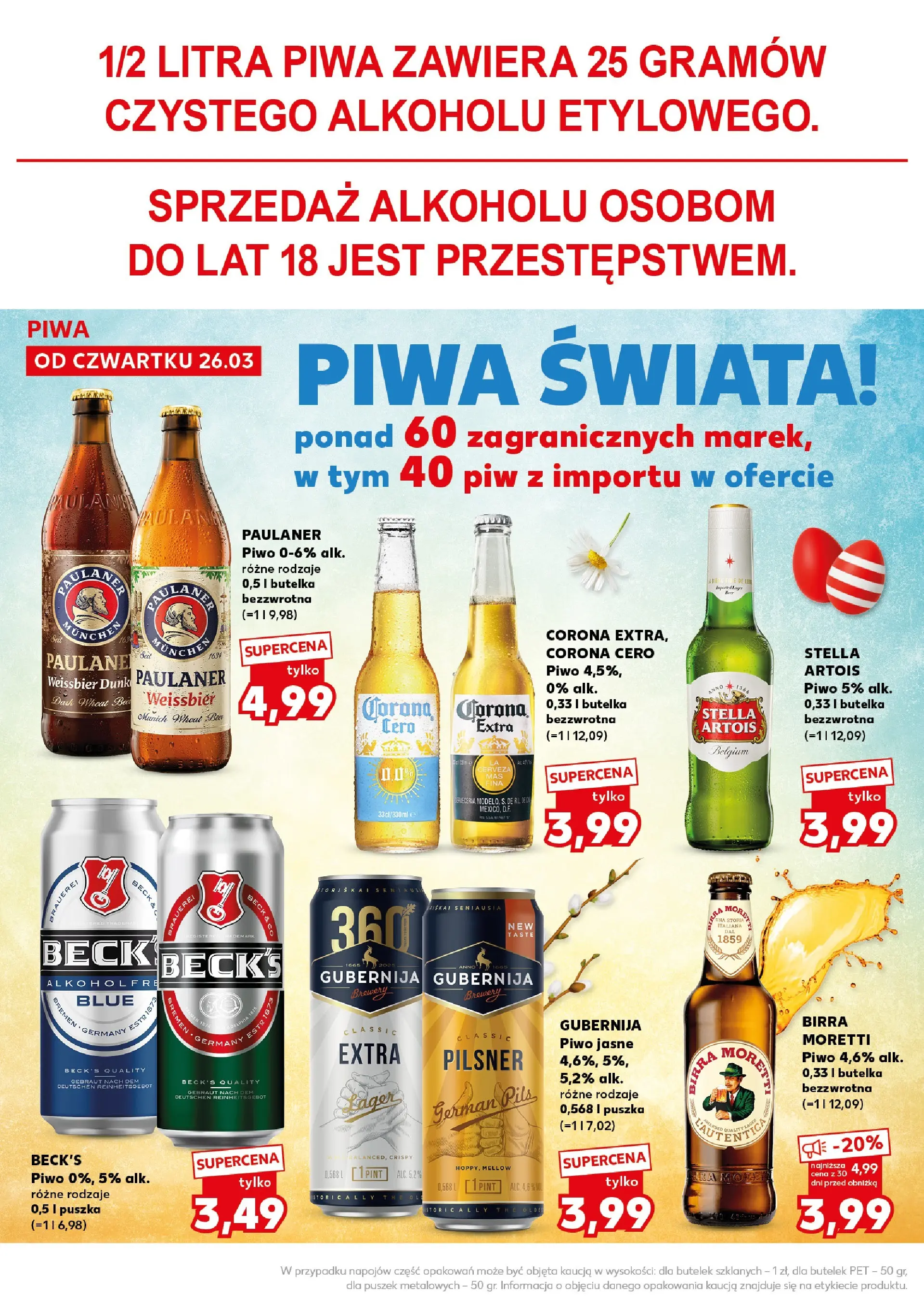 Kaufland gazetka - Super Weekend od 28.03.2026 - od jutra PDF | Strona: 24 | Produkty: Piwo