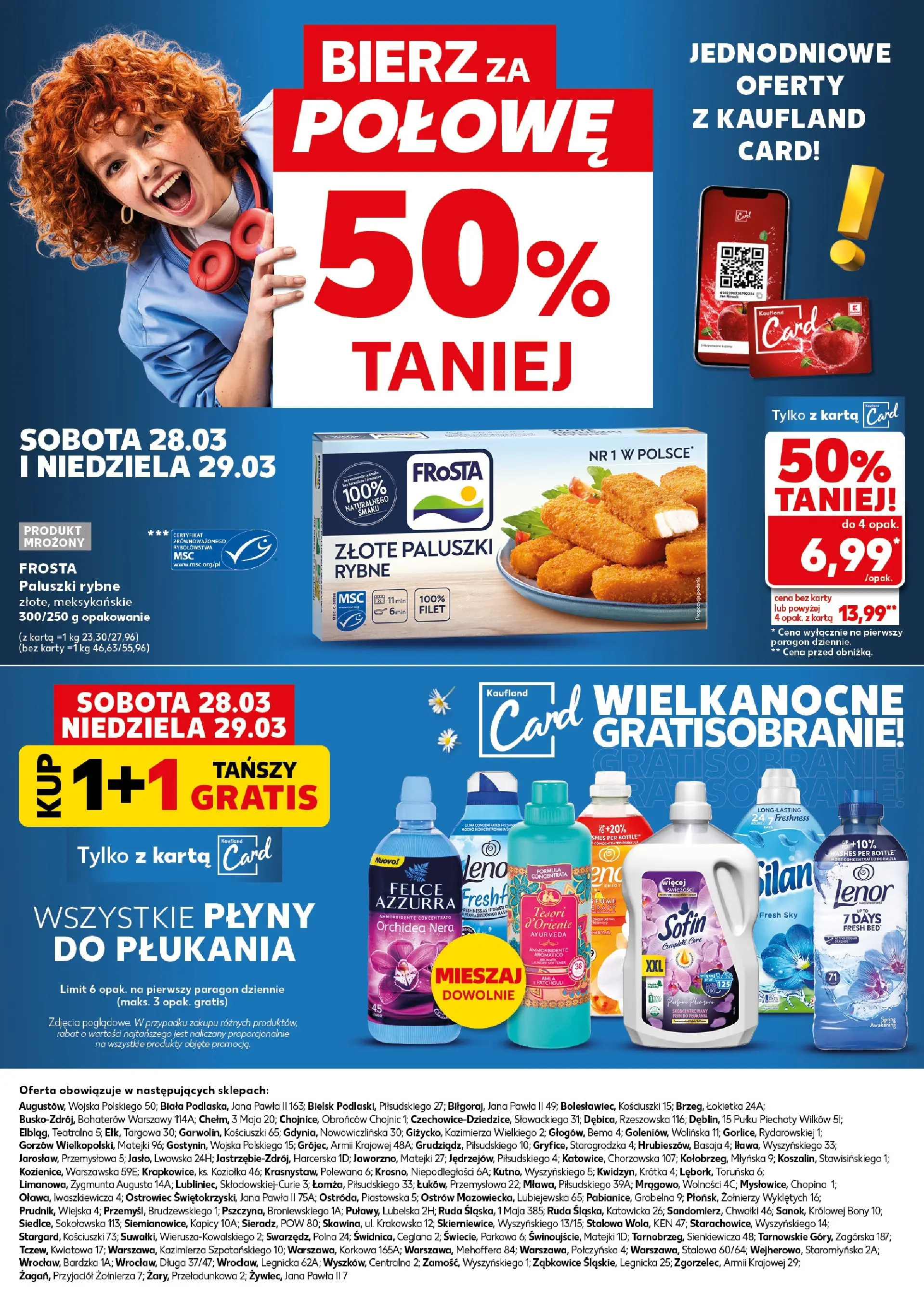 Kaufland gazetka - Super Weekend od 28.03.2026 - od jutra PDF | Strona: 28 | Produkty: Karta, Paluszki rybne, Paluszki