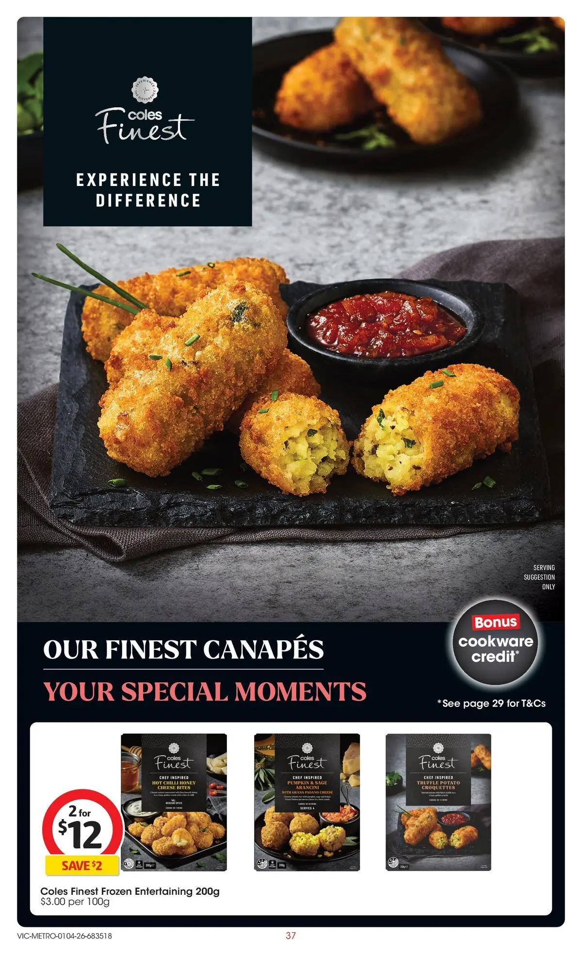 ﻿Coles catalogue valid from 01/04/2026 > Online Australia | Page: 37 | Products: Cheese, Honey, Cookware, Chilli