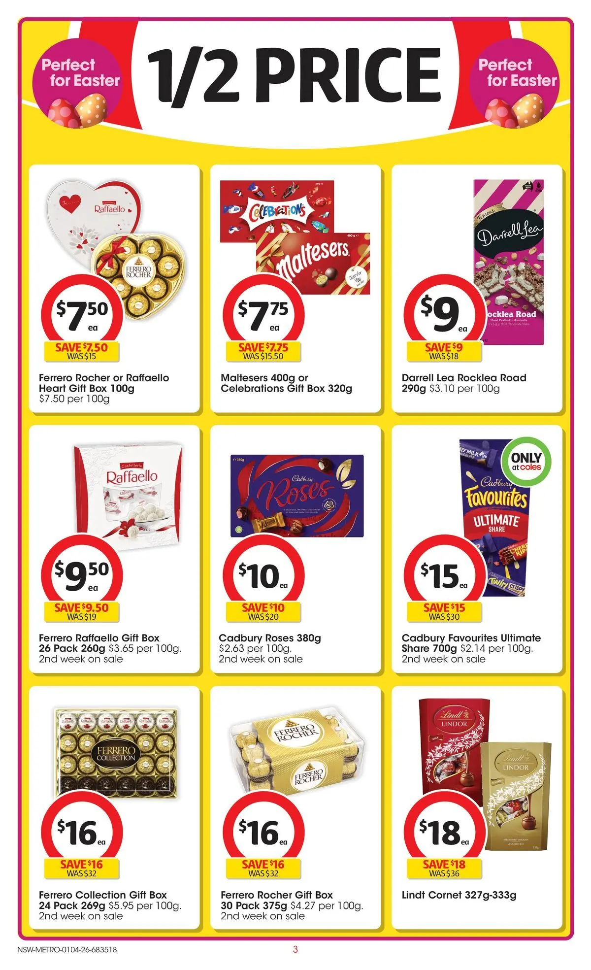 ﻿Coles catalogue valid from 01/04/2026 > Online Australia | Page: 3 | Products: Box, Milk